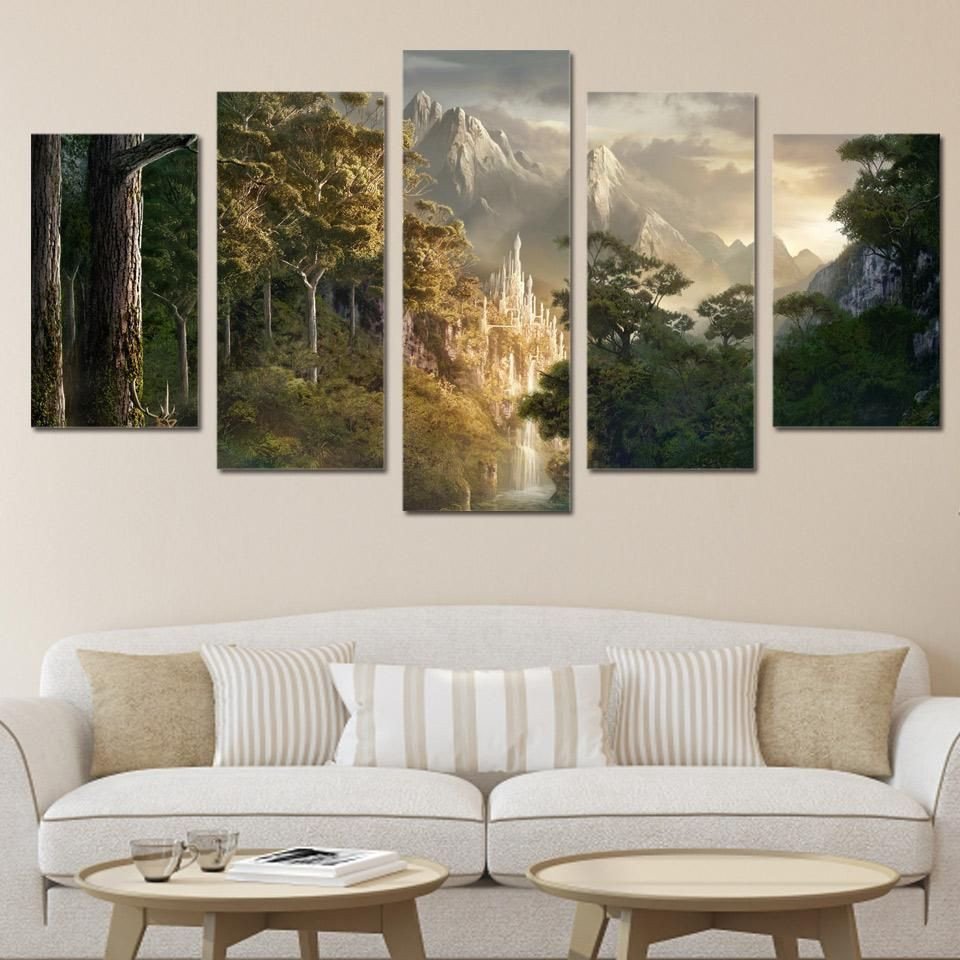 Canvas Painting for Bedroom Awesome Wall Art Canvas Painting Hd Printed Landscape Mountain