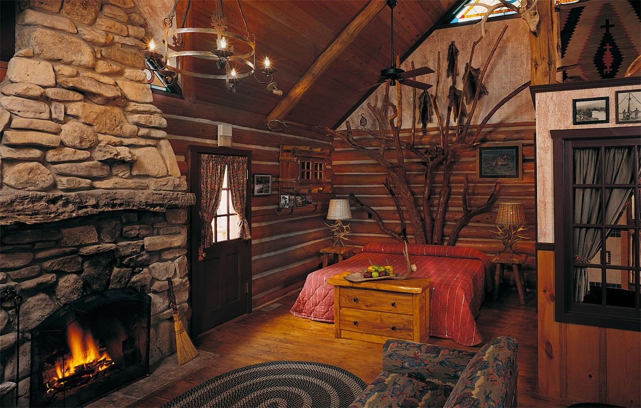 Cedar Log Bedroom Furniture Luxury Private E Room Cabin Branson Missouri Resorts