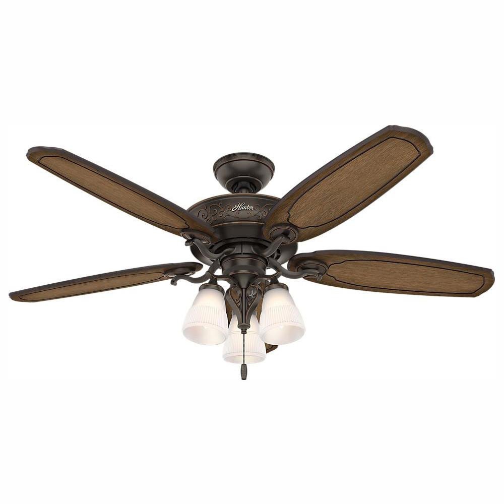 Ceiling Fan for Bedroom New Hunter Osbourne 54 In Led Indoor Yx Bengal Ceiling Fan