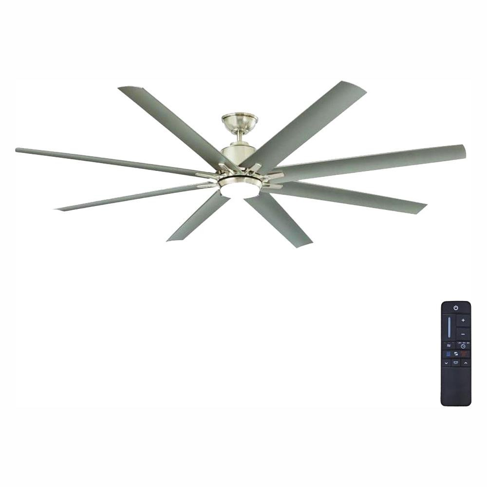 Ceiling Fans for Girl Bedroom Fresh Home Decorators Collection Kensgrove 72 In Integrated Led Indoor Outdoor Brushed Nickel Ceiling Fan with Light Kit and Remote Control