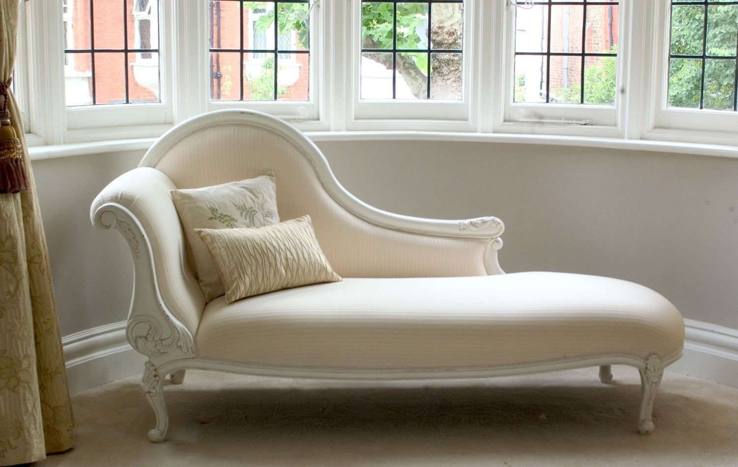 Chaise Chair for Bedroom Luxury Classical White Chaise Longue Sweet Pea and Willow