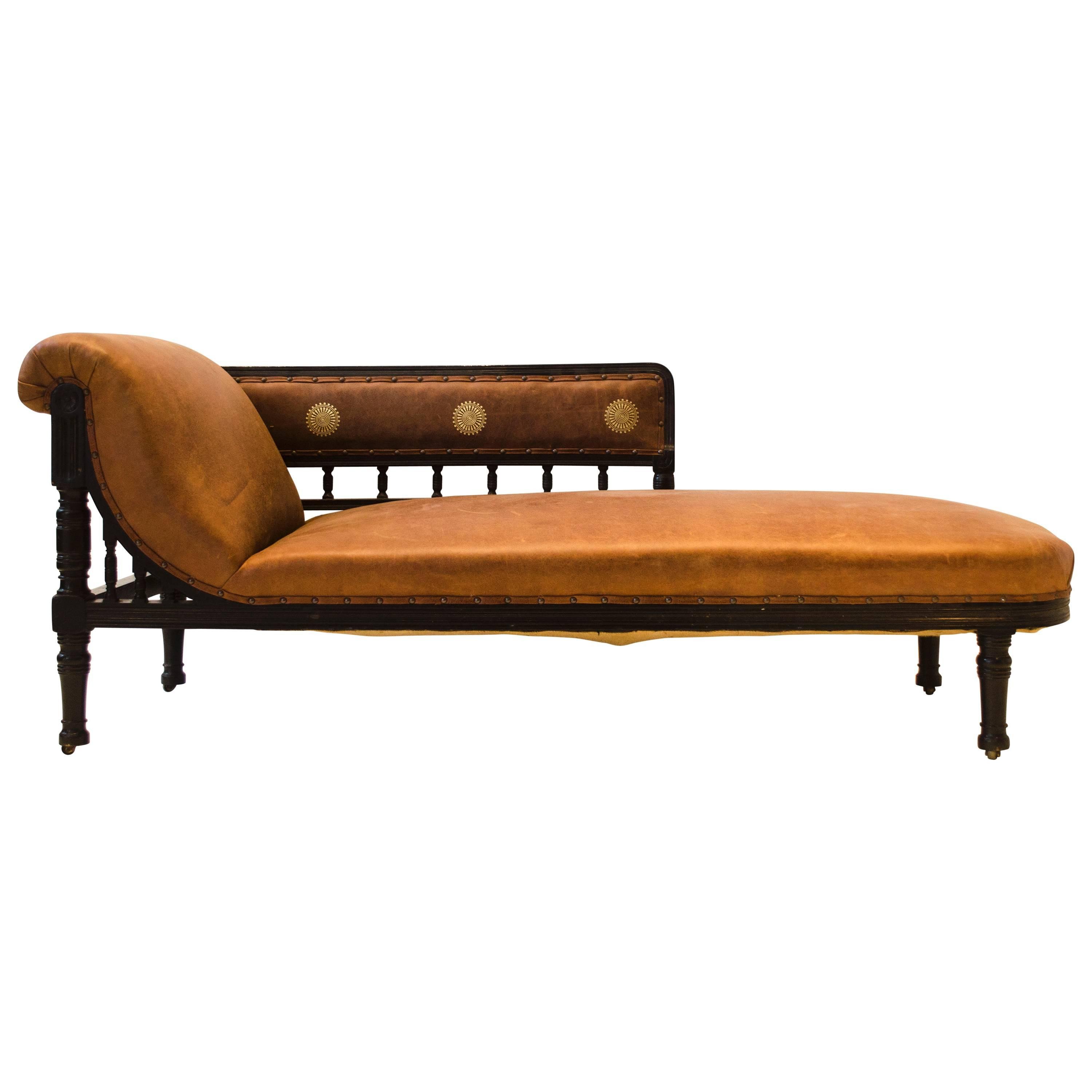 Chaise Chair for Bedroom New Anglo Japanese Ebonized Chaise Longue attributed to E W