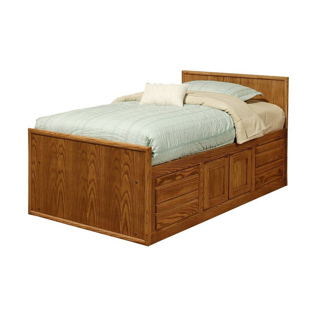 Cheap Bedroom Set Twin Fresh Od O C284 T Contemporary Oak Chest Bed with 4 Drawers &amp; 2 Doors and Flat Panel Headboard Twin Size