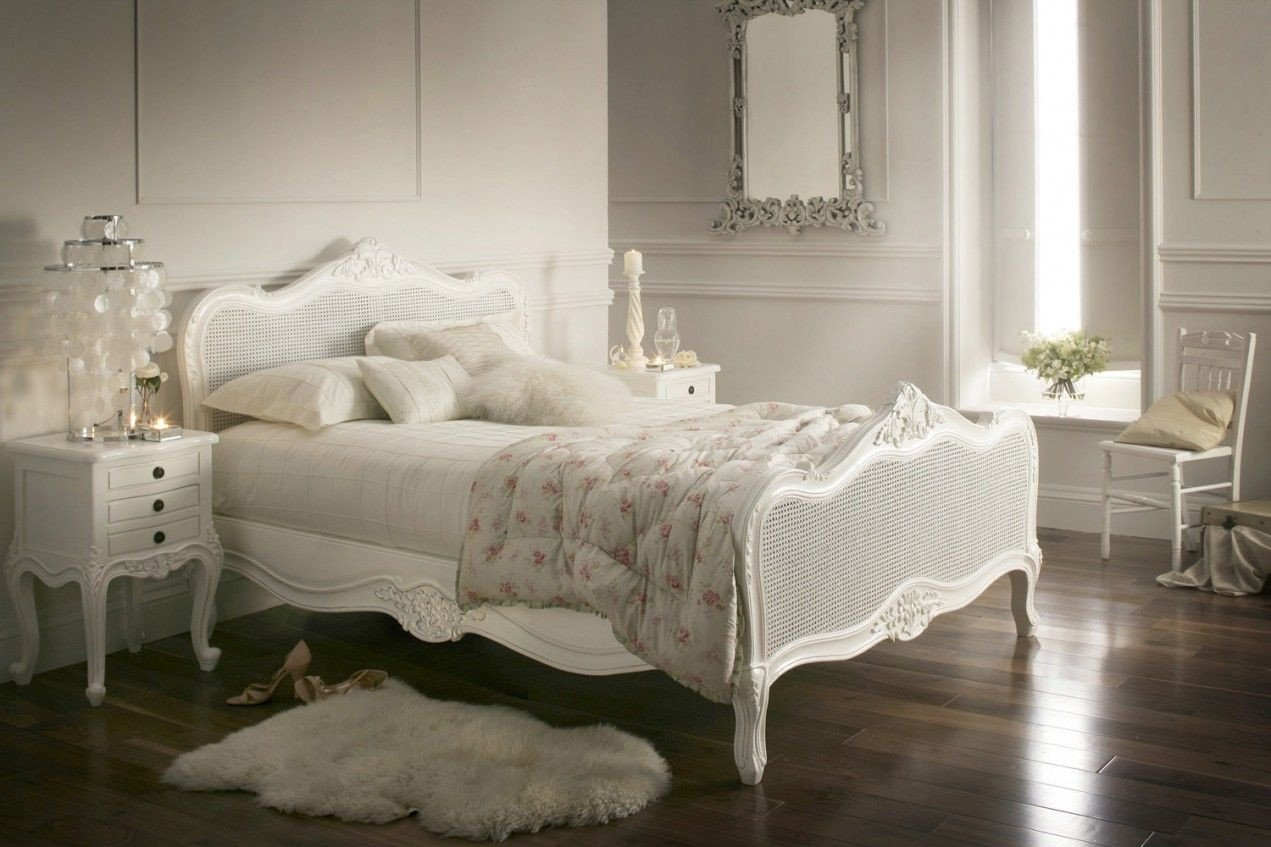 Cheap White Bedroom Set Elegant Provence Rattan White Double Bed Frame Ly