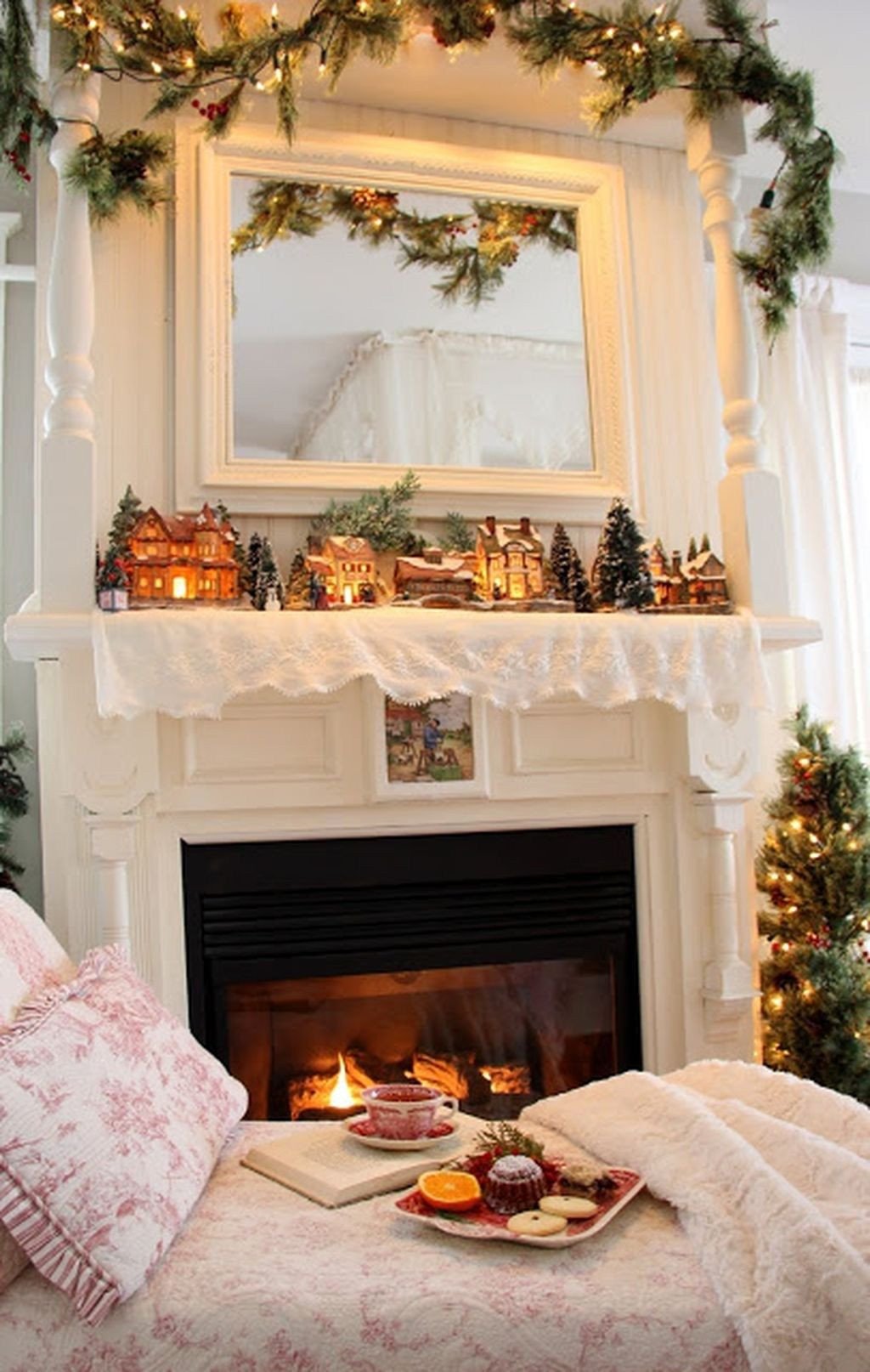 Christmas Bedroom Decorating Ideas Inspirational 40 Cozy Chistmas House Decoration