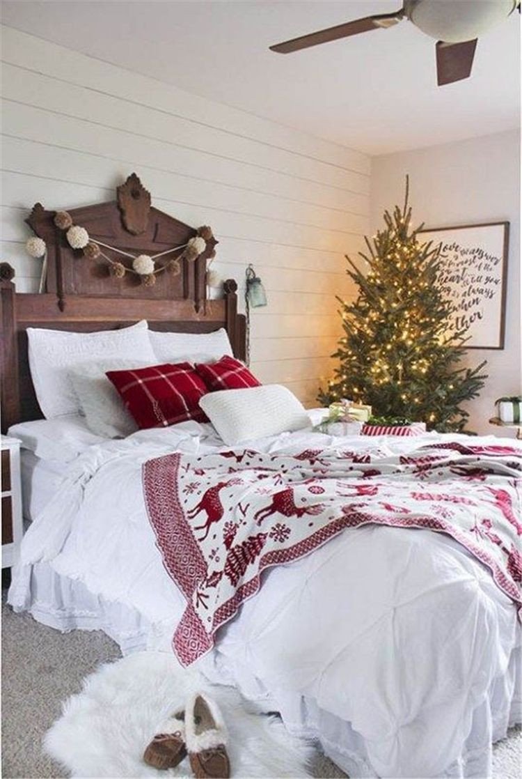 Christmas Bedroom Decorating Ideas Inspirational Christmas Bedroom Decoration Bedroom Decor Winter Bedroom