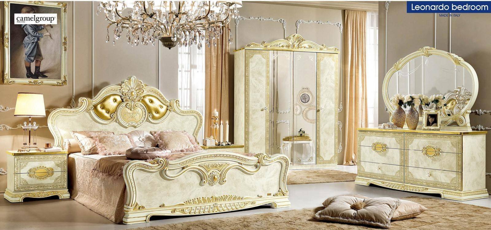 Classic Italian Bedroom Furniture Best Of Luxury Gold Ivory Queen Bedroom Set 5 Classic Royalty Made