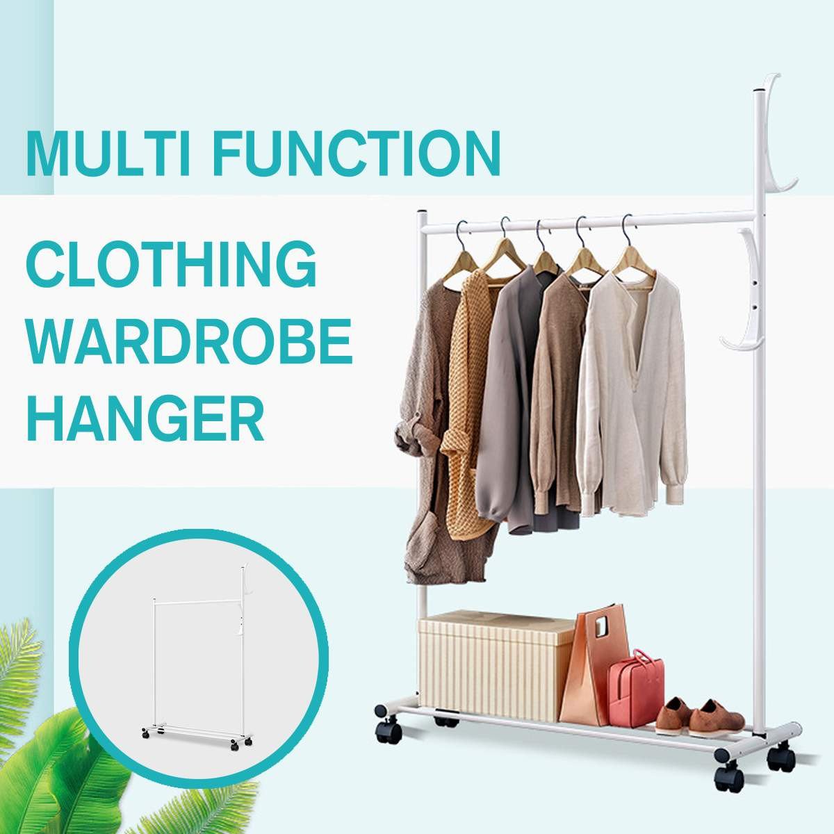 Clothing Rack for Bedroom Luxury Multifunction Simple Metal Iron Coat Rack Floor Standing