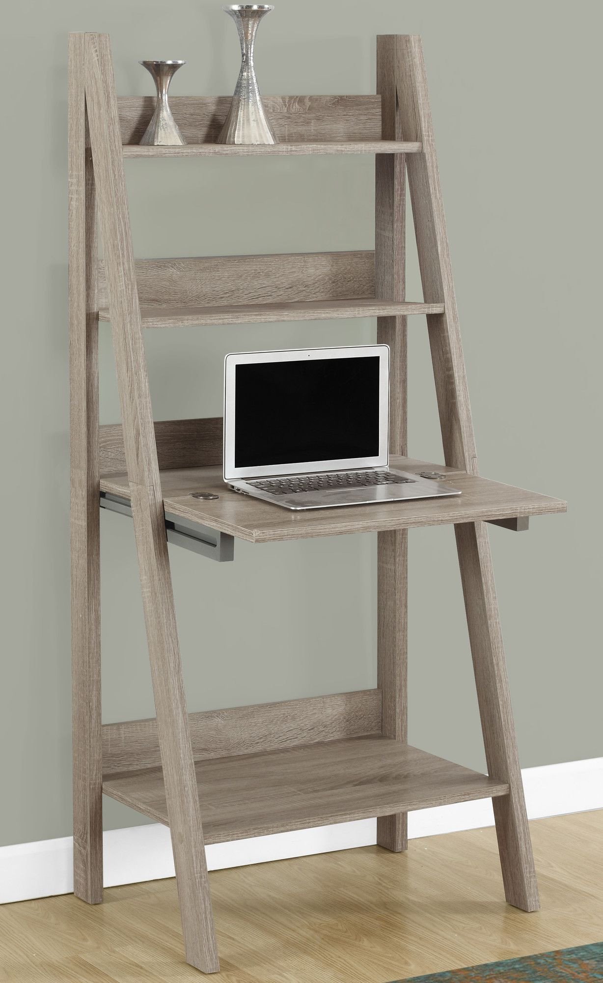 Computer Desk for Small Bedroom Luxury Shelby Leaning Ladder Desk