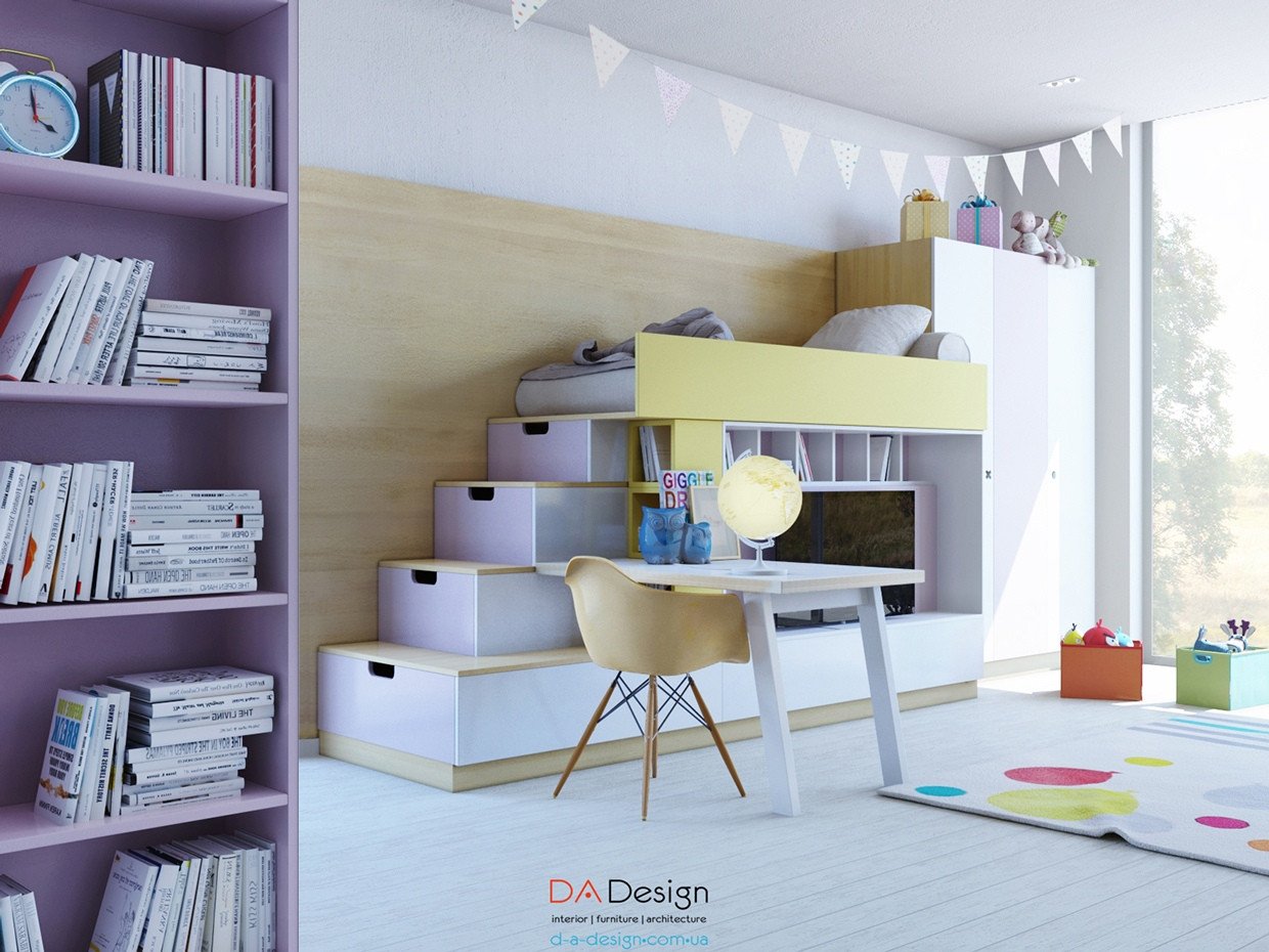 Cool Bedroom Furniture for Teenagers Awesome Colorful Kids Room Designs with Plenty Of Storage Space