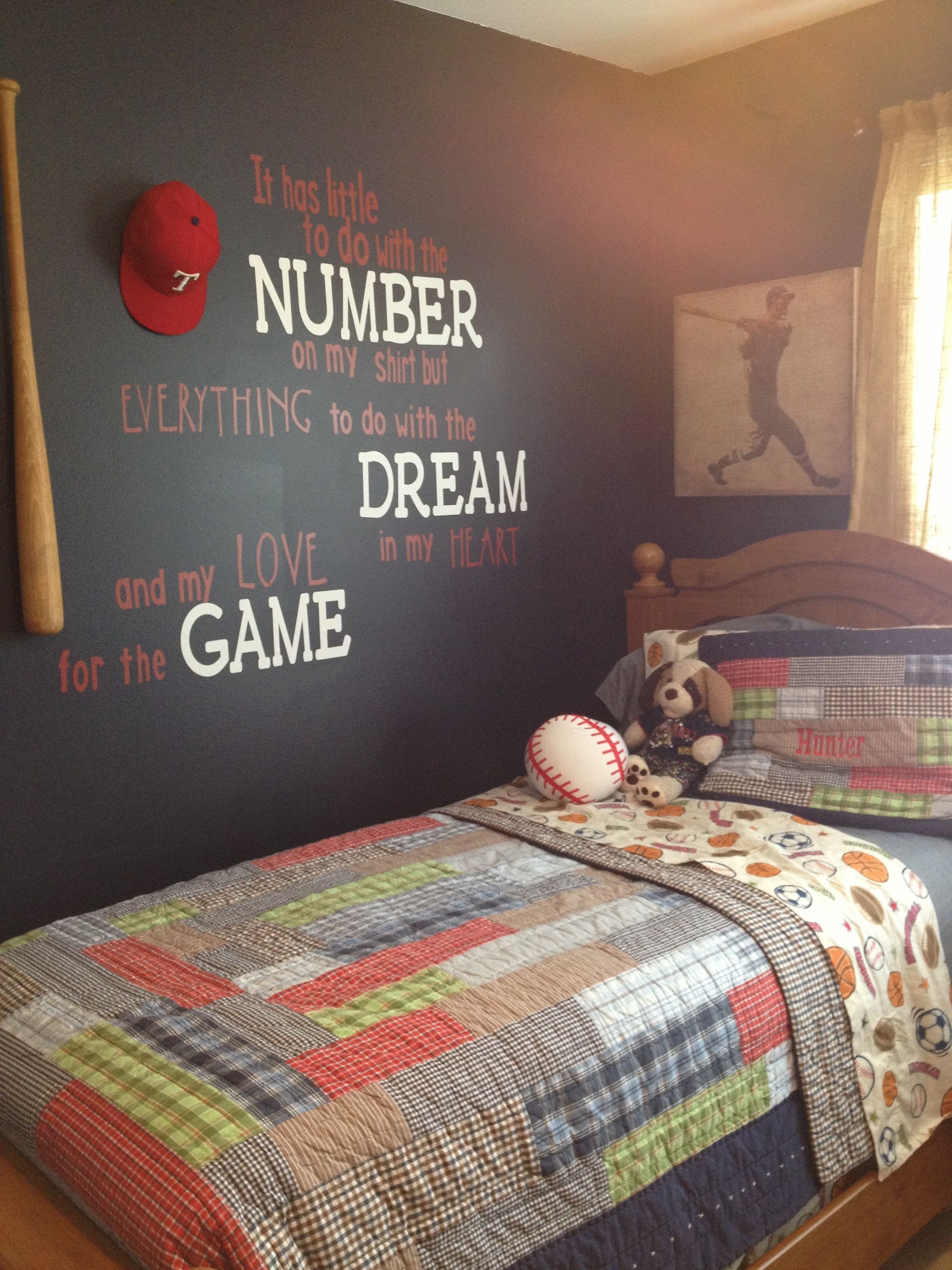 Cool Boy Bedroom Ideas Unique Baseball Room