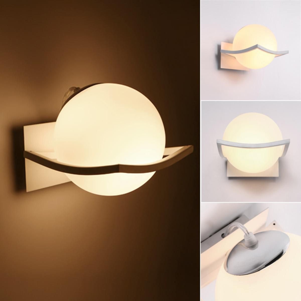 Cool Lamps for Bedroom Inspirational Led Spherical Glass Wall Lamp Front Light Bedroom Bedside