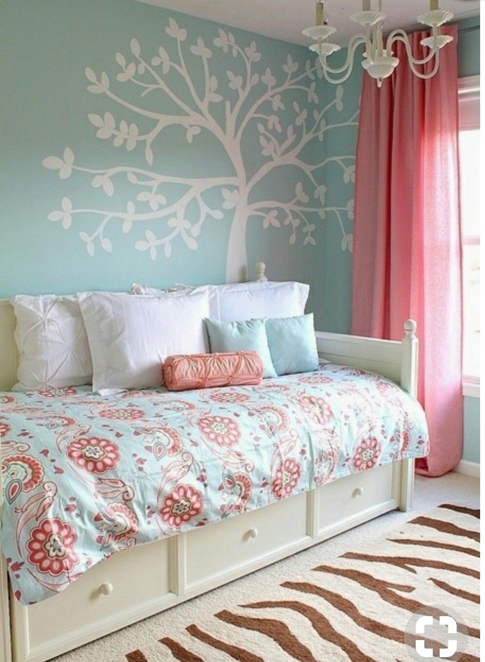 Coral and Teal Bedroom Fresh Pin by Loretta Thompson On Grandkids Bedroom