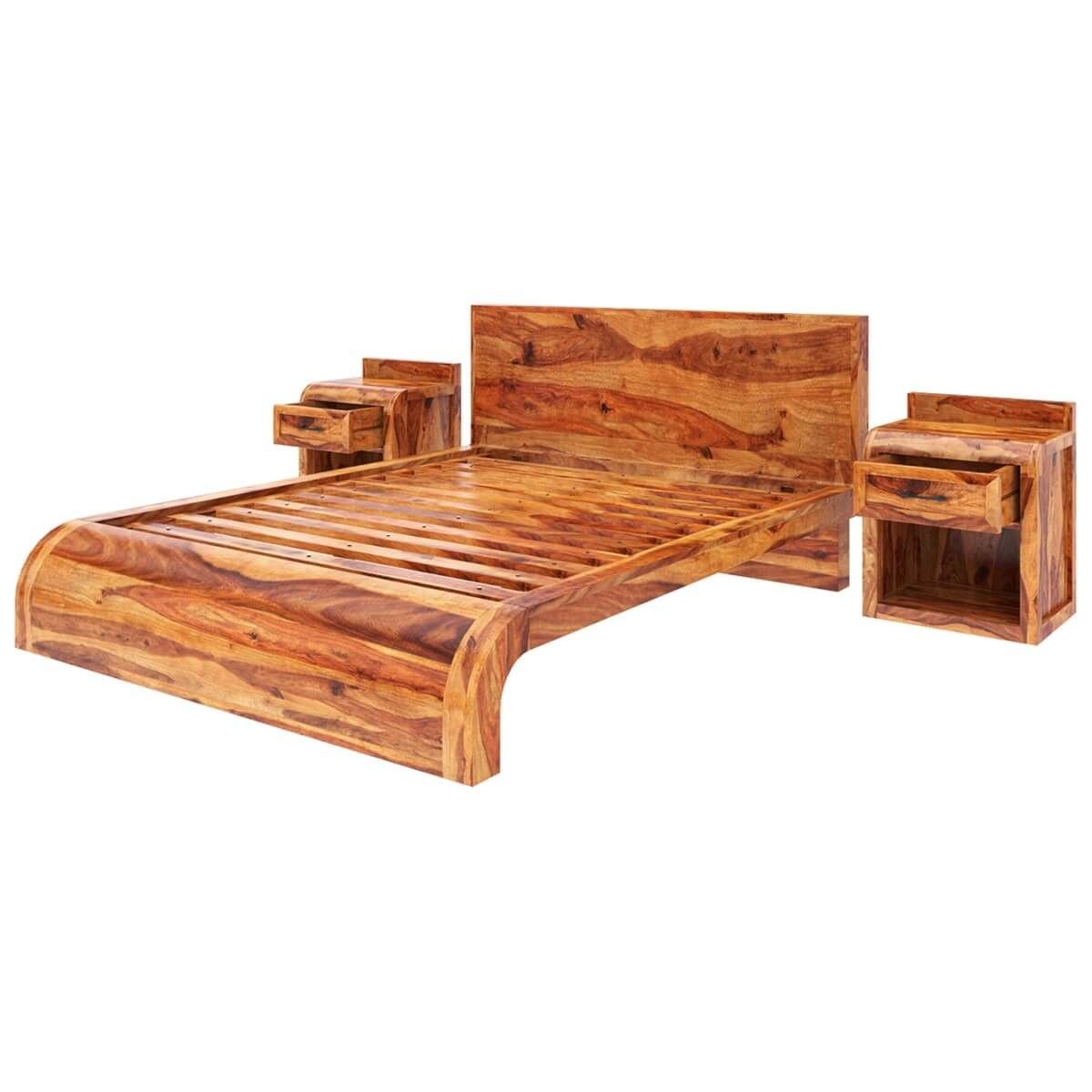 Cortina Sleigh Bedroom Set Best Of Rebecca solid Wood Curved Platform Bed