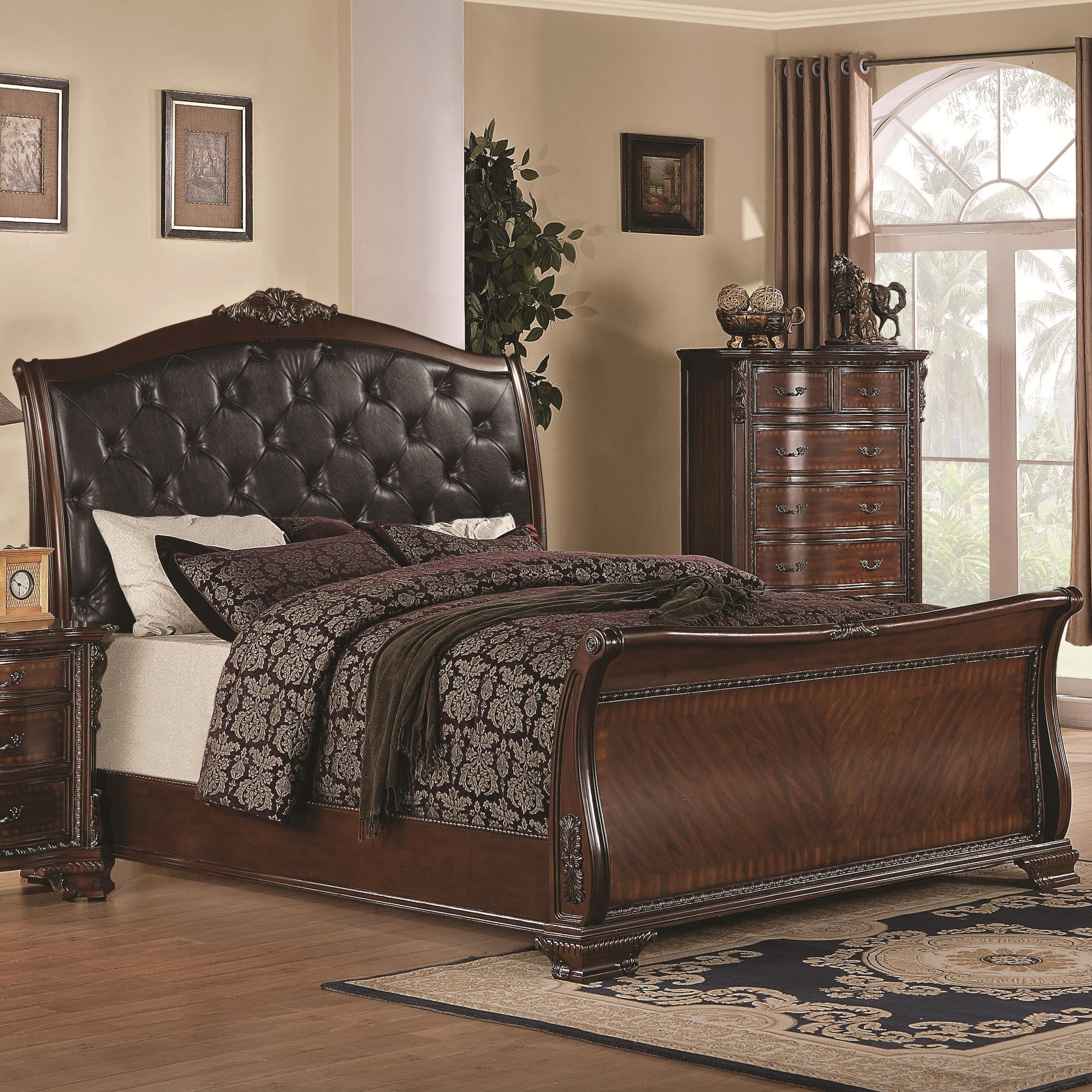 Cortina Sleigh Bedroom Set Lovely Bedroom Royal Queen Sleigh Bed Frame with Elegant Creative