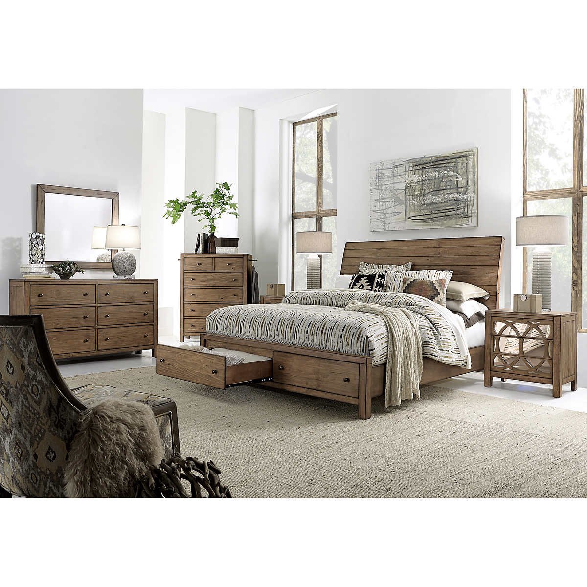 Costco Bedroom Furniture Reviews Fresh Audrey 6 Piece King Storage Bedroom Set