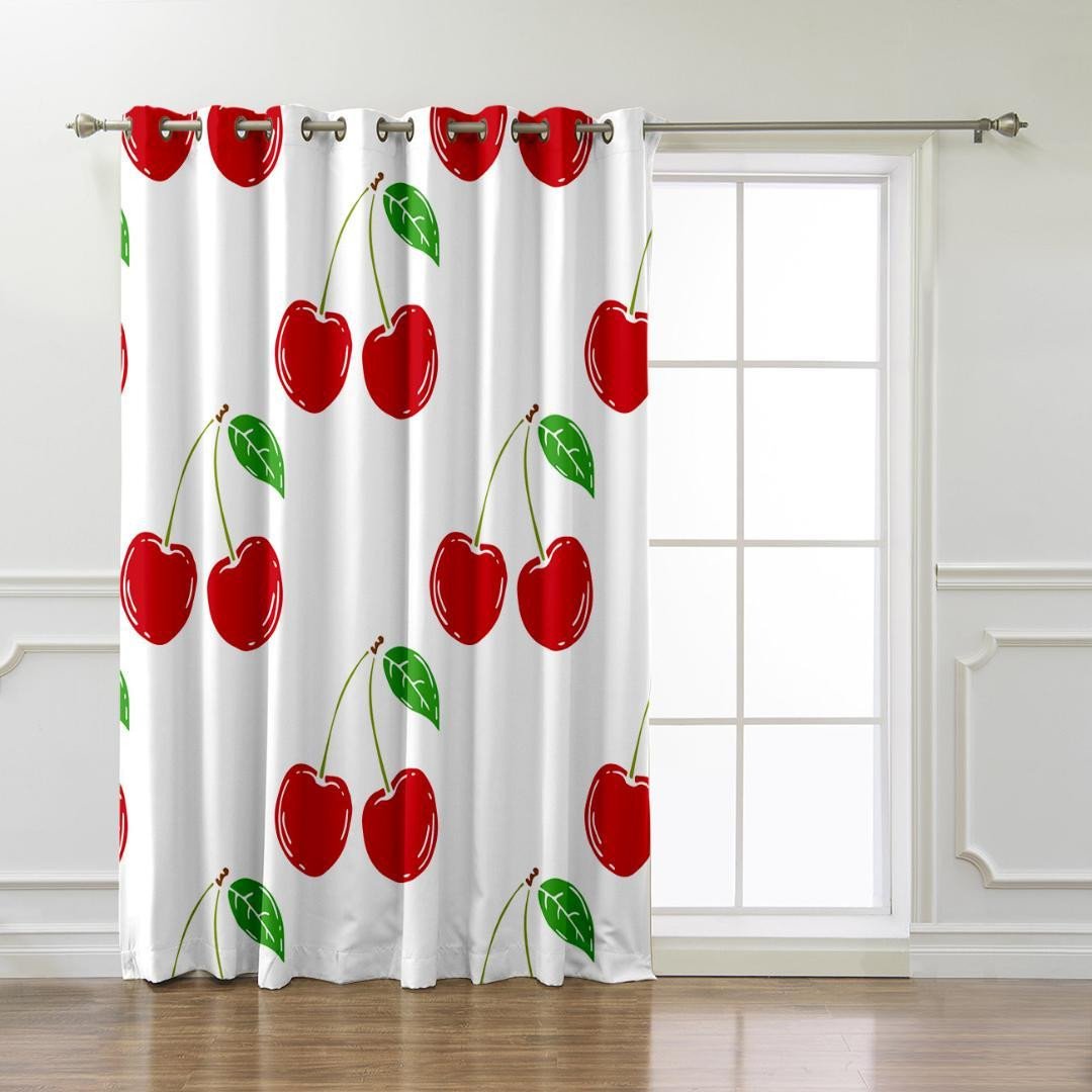 Curtain Styles for Bedroom Unique 2019 Cherry Room Curtains Window Bedroom Kitchen Fabric Indoor Decor Swag Window Treatment Ideas Curtain Panels From Hibooth $22 13