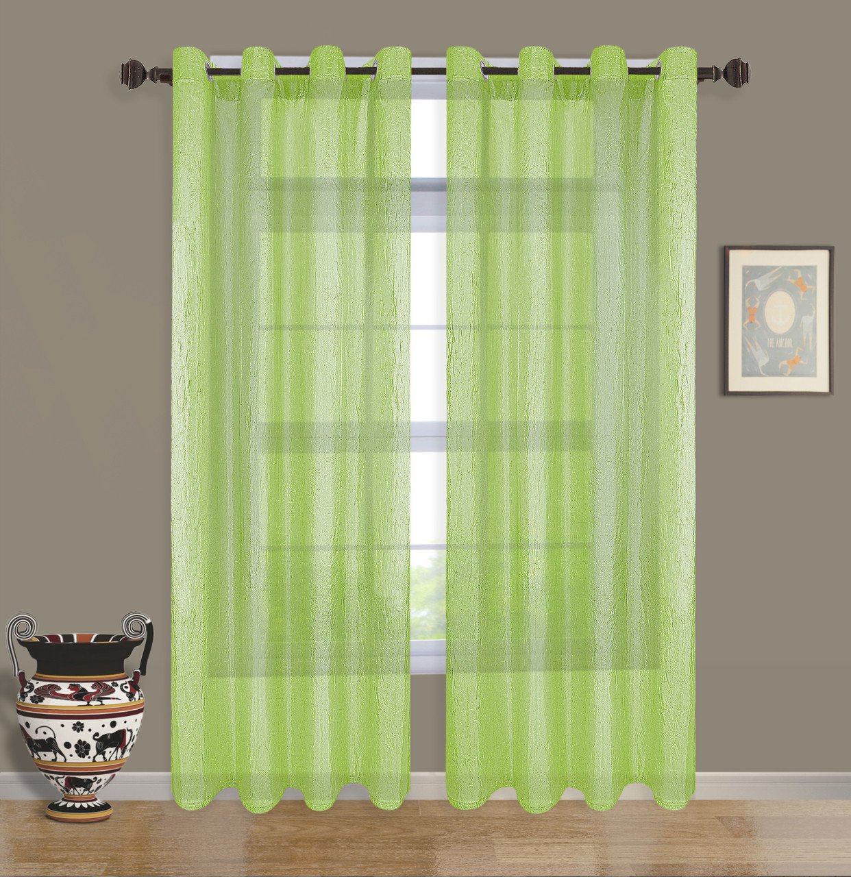 Curtains for Bedroom Windows with Designs Awesome Kashi Home Claire Collection Window Treatment Semi Sheer Voile Curtain Panel 52&quot;x 84&quot; Grommet Crushed Taffeta Light Filtering Drape for Bedroom