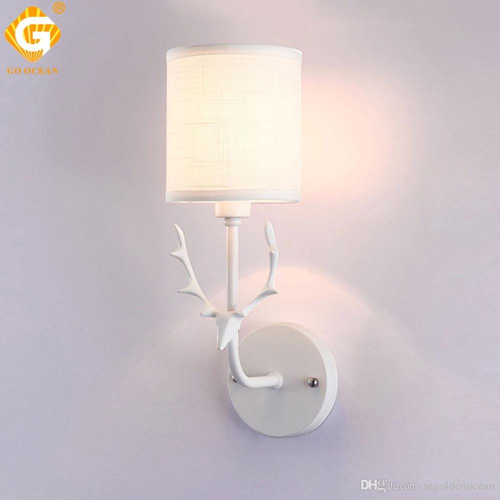 Cute Lamps for Bedroom Unique 2019 White Gold Bedside Wall Lamps Creative Wall Light Led E27 Bulbs Interior Upward Sconces Bedside Lamp Indoor Bed Room Lights From Szgoldenocean