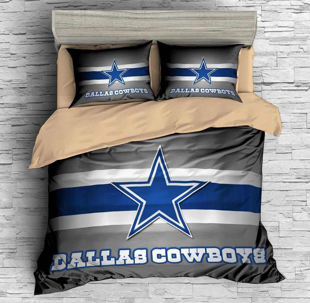 Dallas Cowboy Bedroom Set Beautiful Sport Customized Bedding Threelemonshome