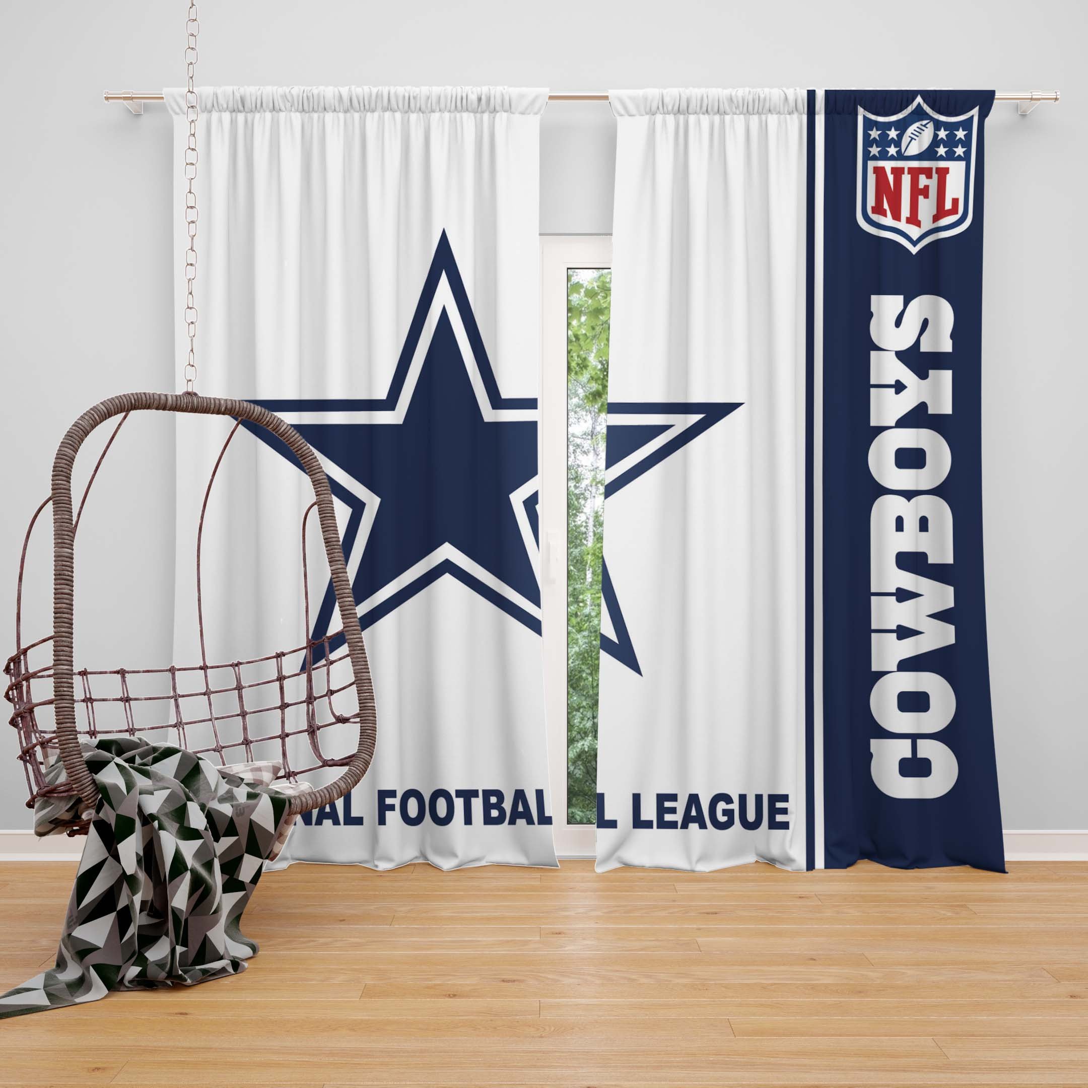 Dallas Cowboy Bedroom Set Inspirational Nfl Dallas Cowboys Bedroom Curtain