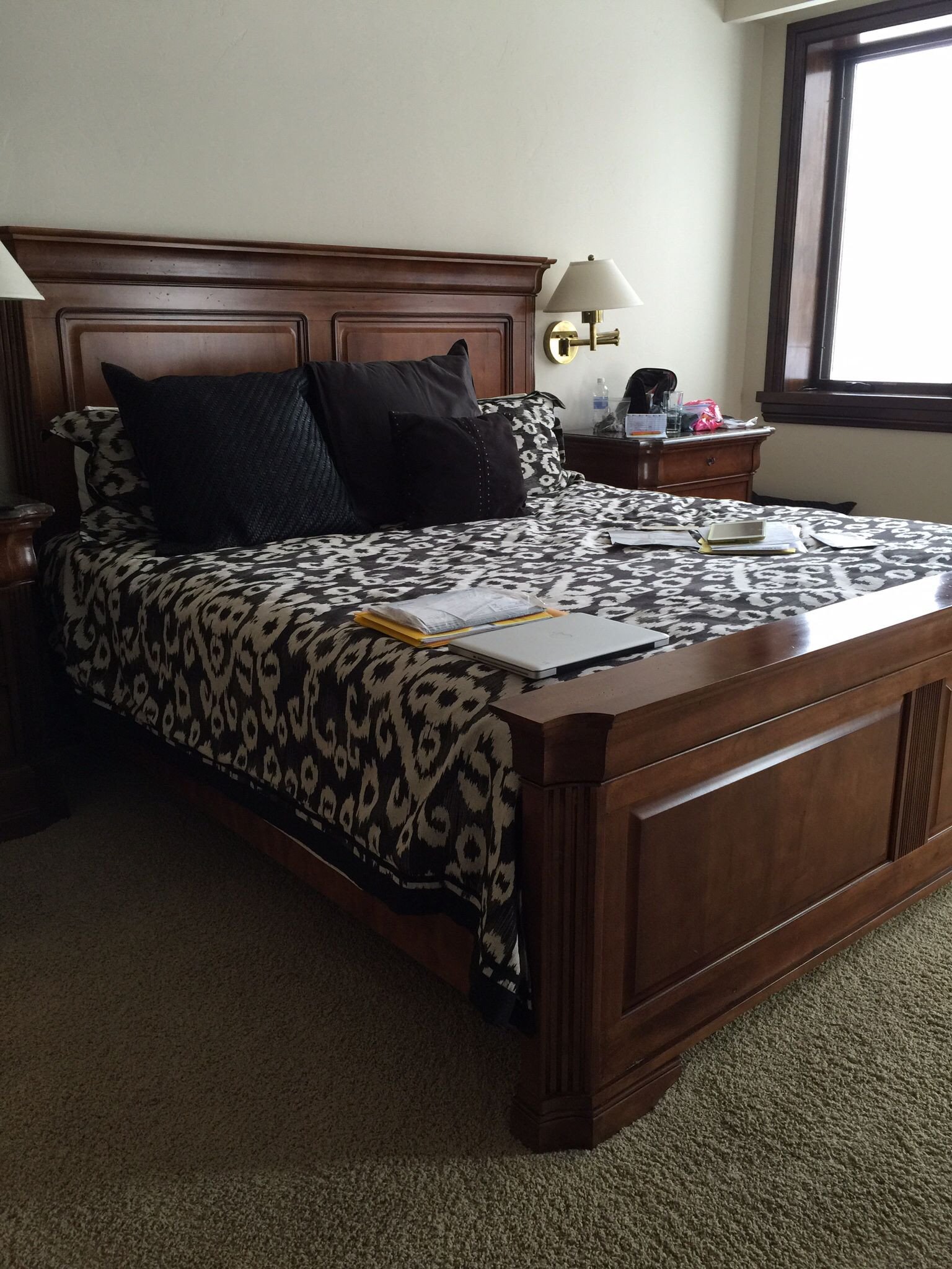 Dark Wood Bedroom Furniture Elegant Dark Wood King Size Bed Frame