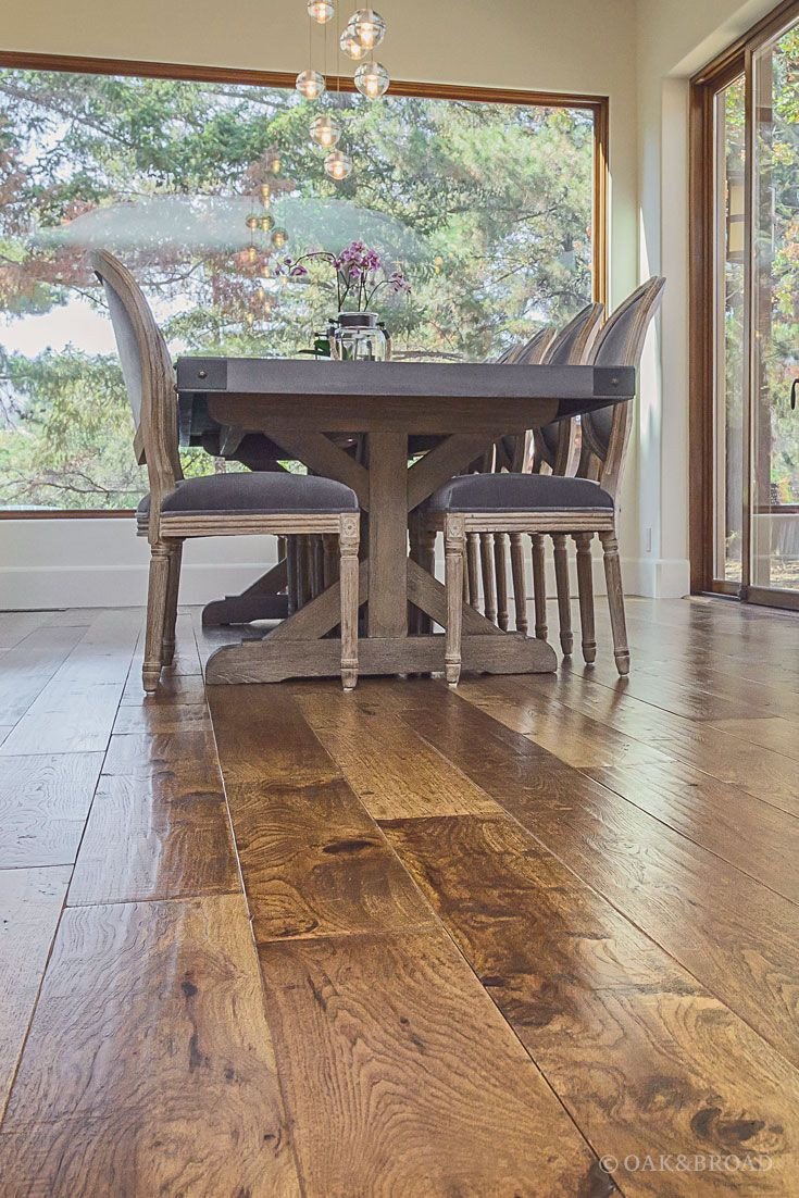 Dark Wood Floor Bedroom Fresh Custom Hand Scraped Hickory Floor In Cupertino Oak &amp; Broad