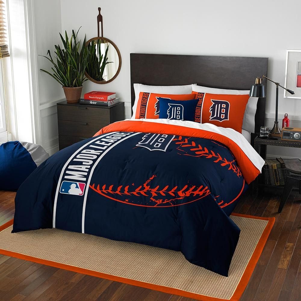 Denver Broncos Bedroom Set New Detroit Tigers Mlb Full forter Set soft &amp; Cozy 76 X 86