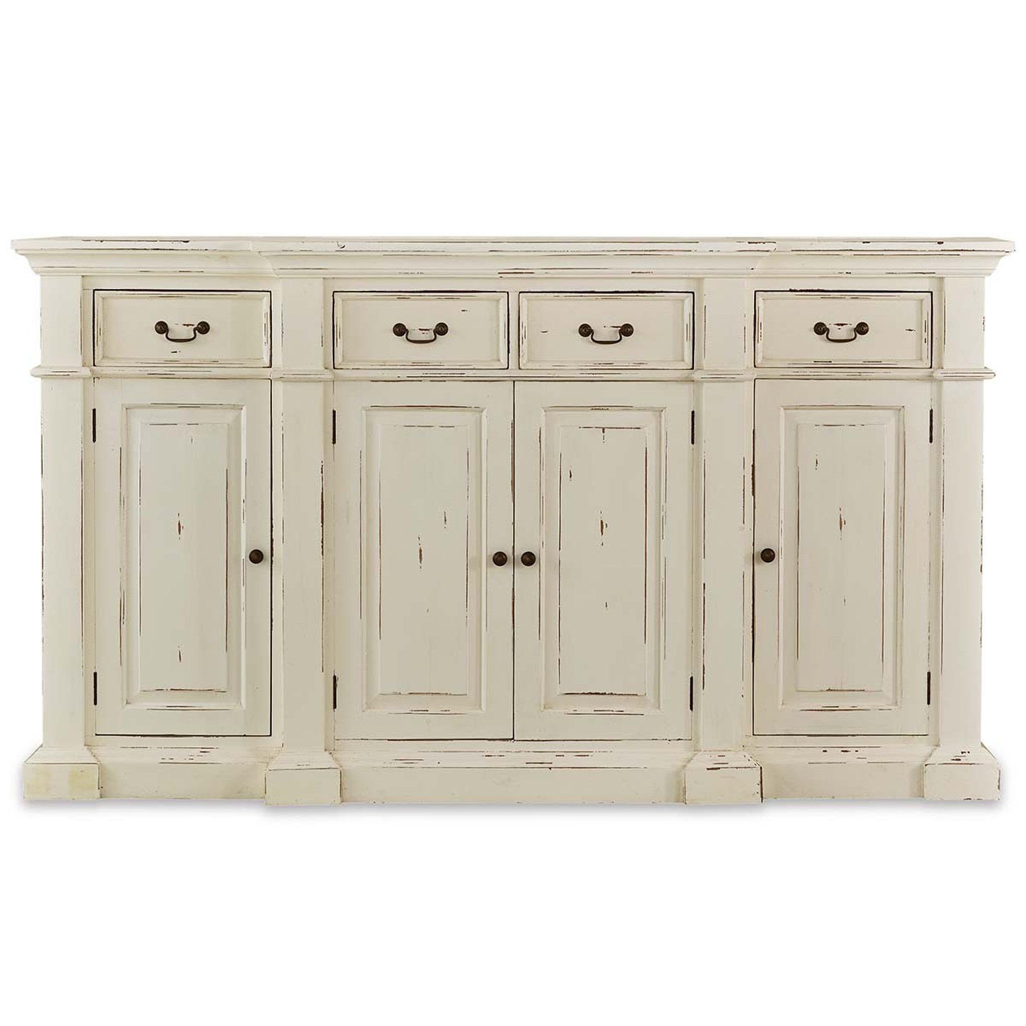 Distressed White Bedroom Furniture New Stepped Front Buffet White Distressed