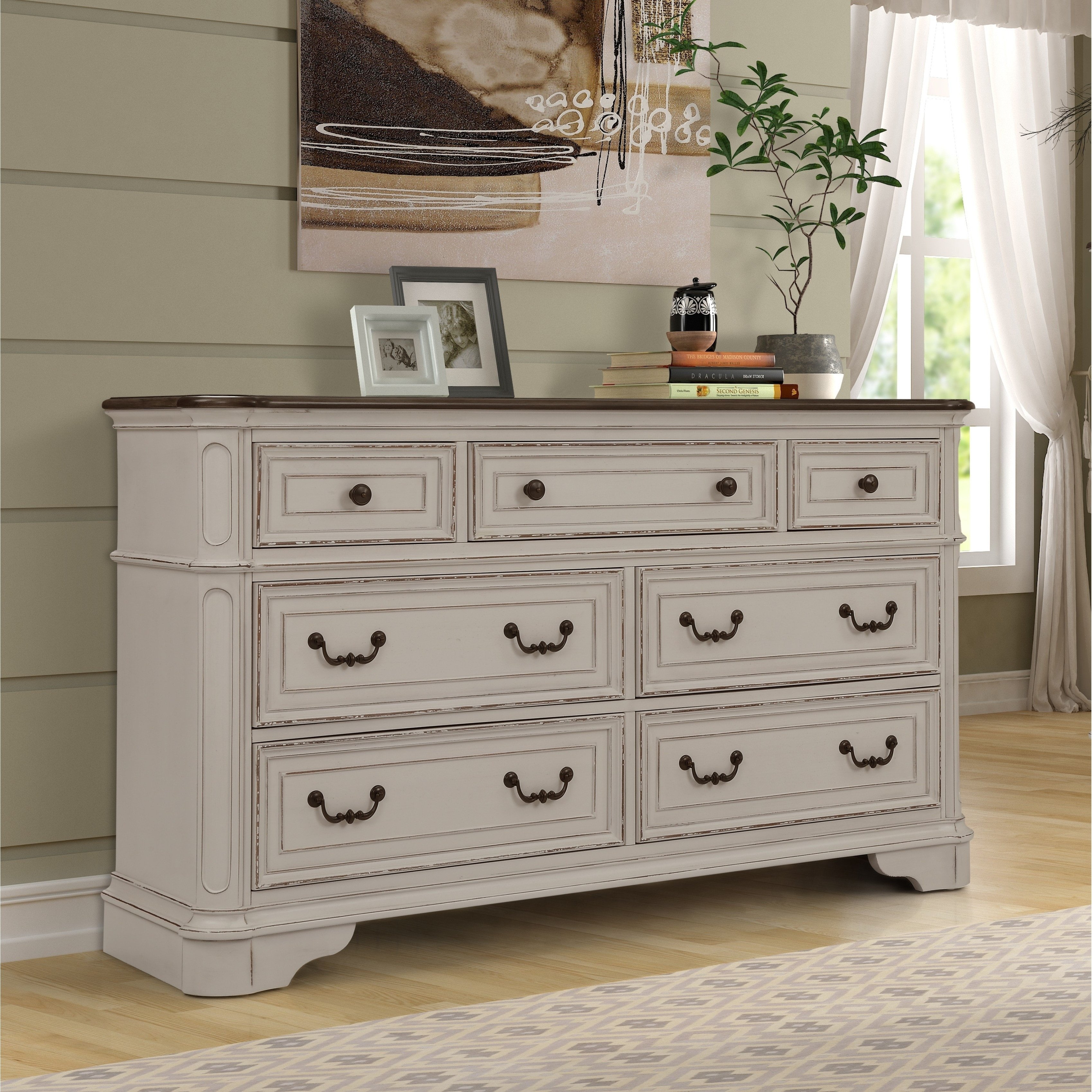 Distressed Wood Bedroom Furniture Luxury the Gray Barn Ariana Hills Antique White and Oak Wood Dresser