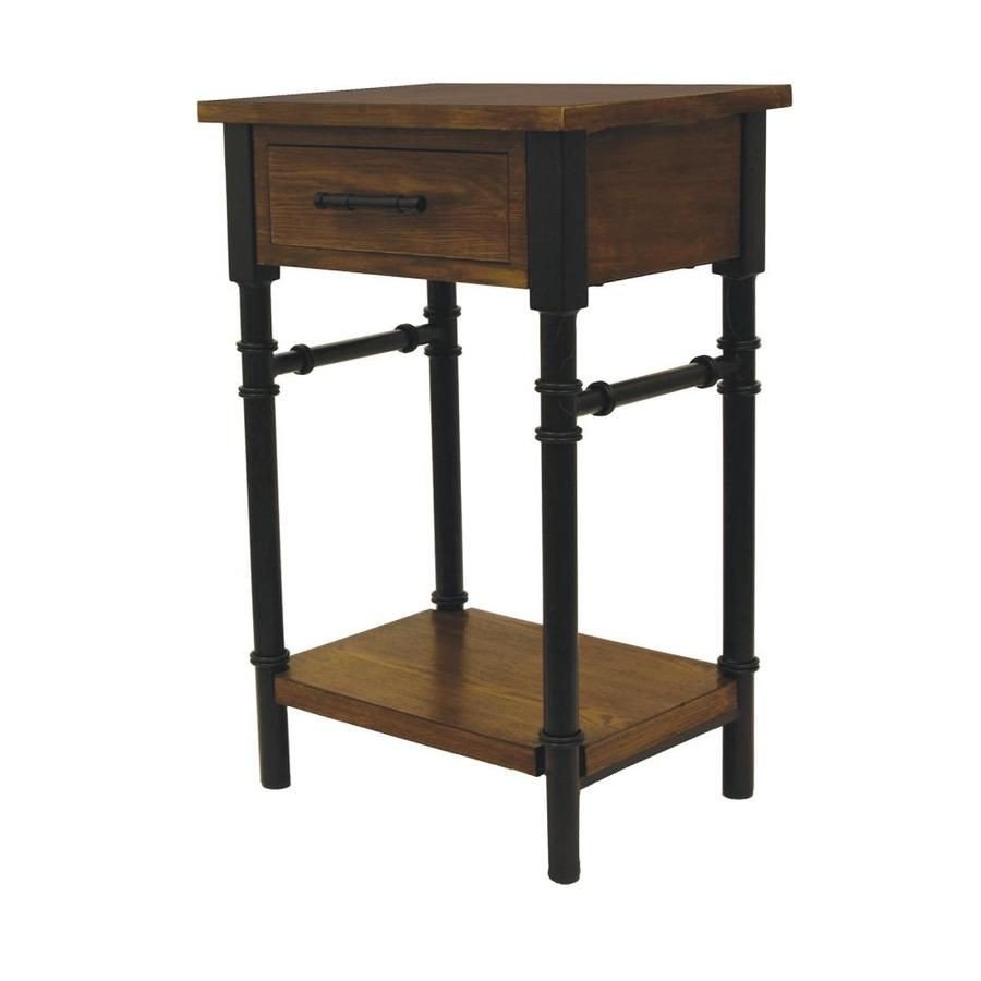 End Tables for Bedroom Fresh Walnut Posite Industrial End Table