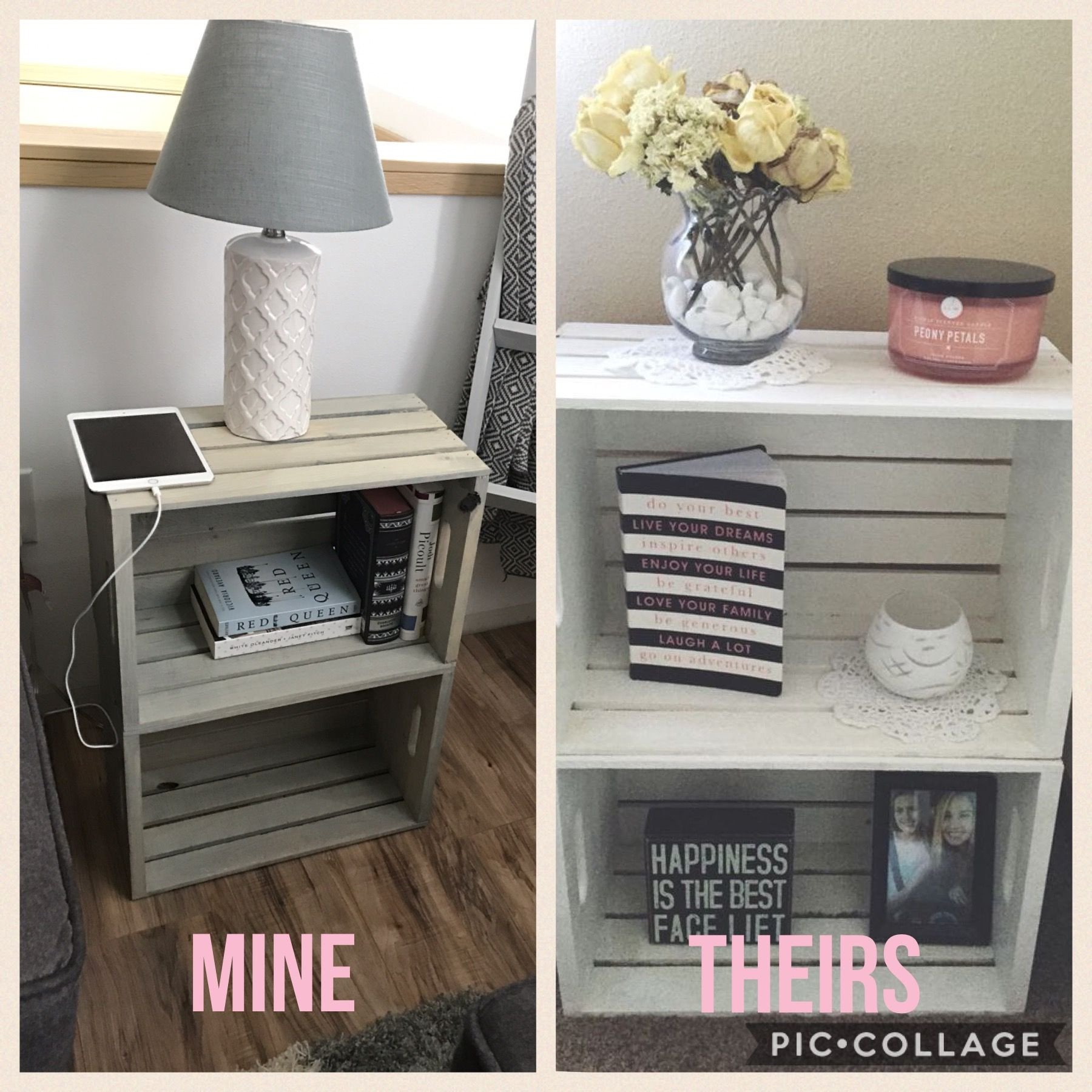 End Tables for Bedroom Lovely Love This Night Stand End Table Made Of Crates Diy