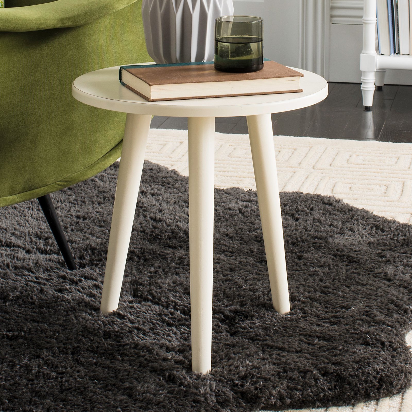 End Tables for Bedroom New Safavieh orion Round Accent Table Slate Gray In 2019