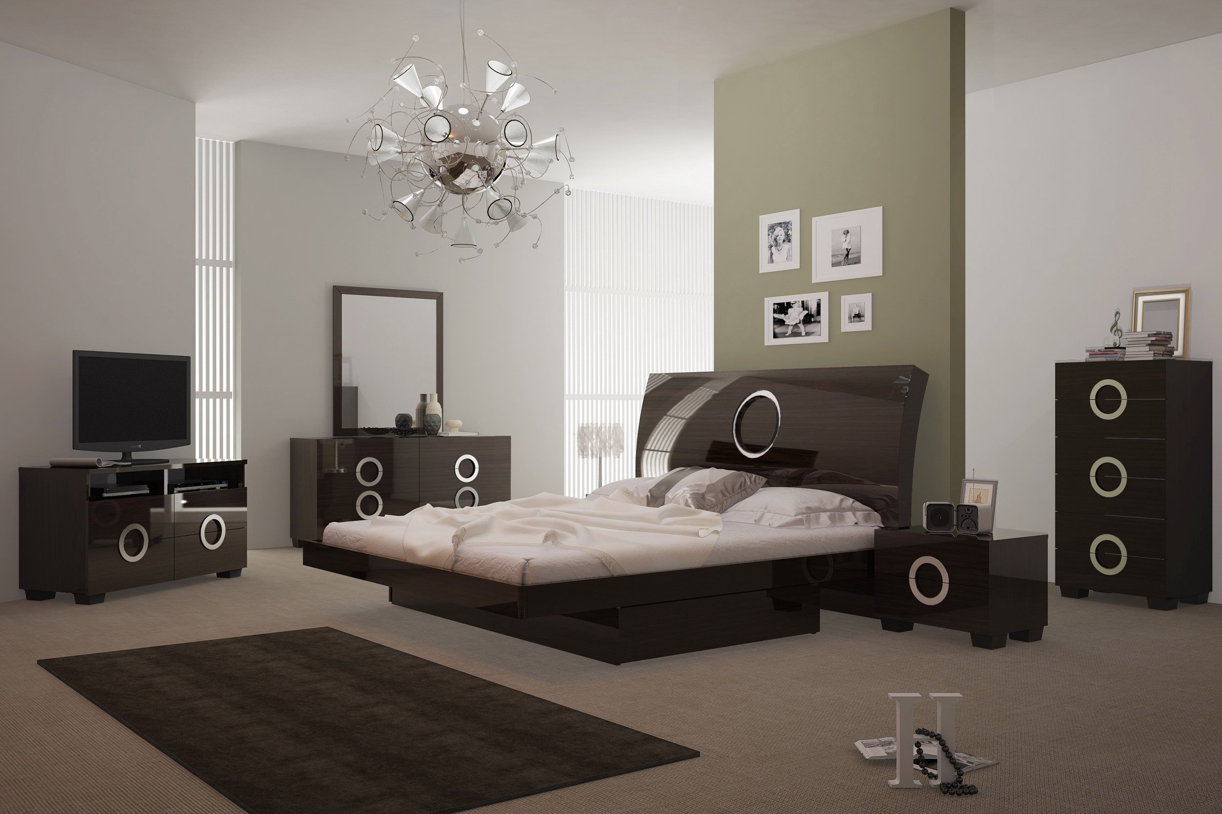 Espresso King Bedroom Set Inspirational Monte Carlo Bedroom Set In Wenge Lacquer Finish