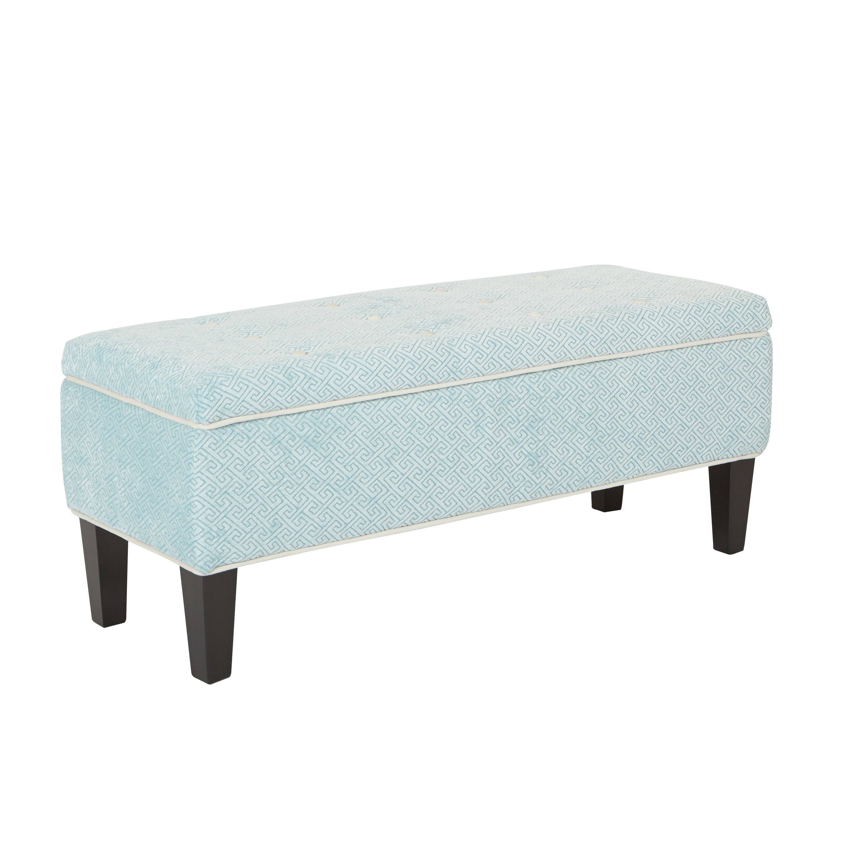 Fabric Bench for Bedroom New Osp Home Furnishings Cambridge Storage Tufted Fabric Bench