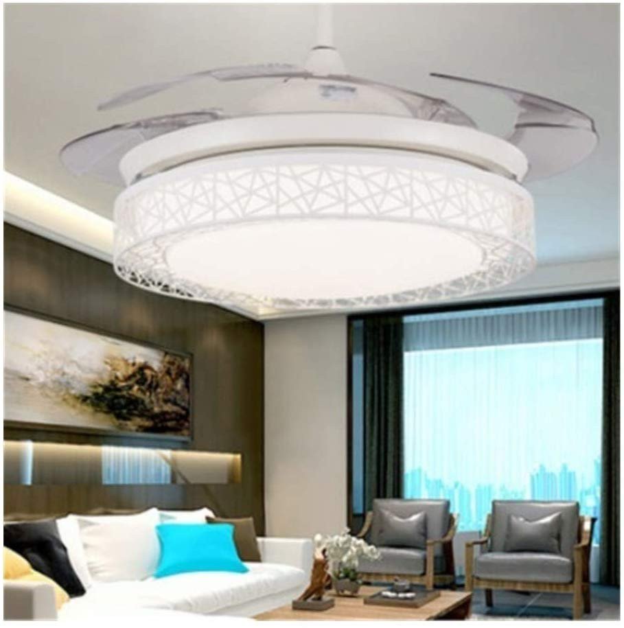 Fake Chandelier for Bedroom Fresh Hidden Ceiling Fan Light Fashion Simple Dining Room