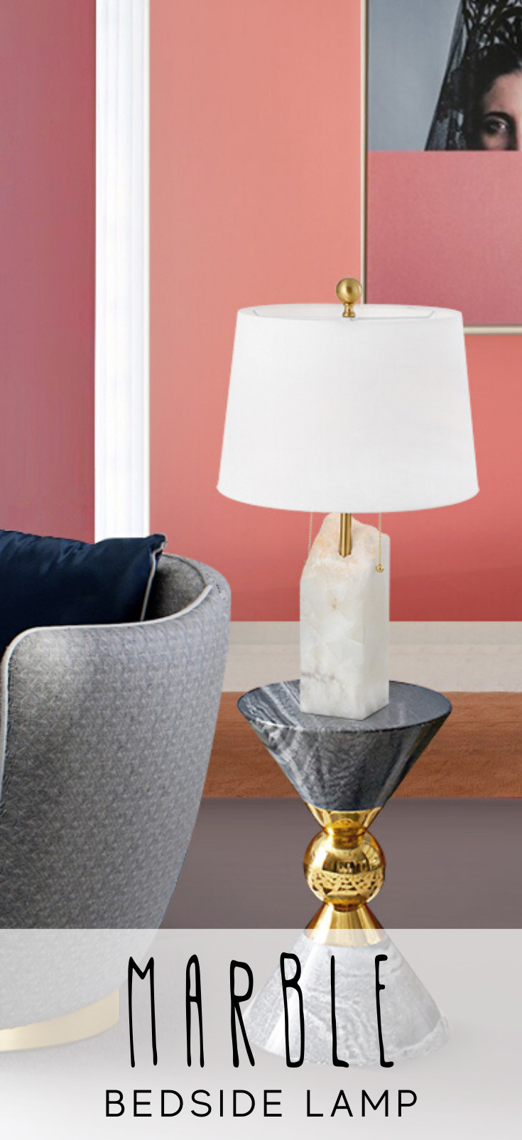 Floor Lamp for Bedroom Unique Tris Marble Table Lamp In 2020