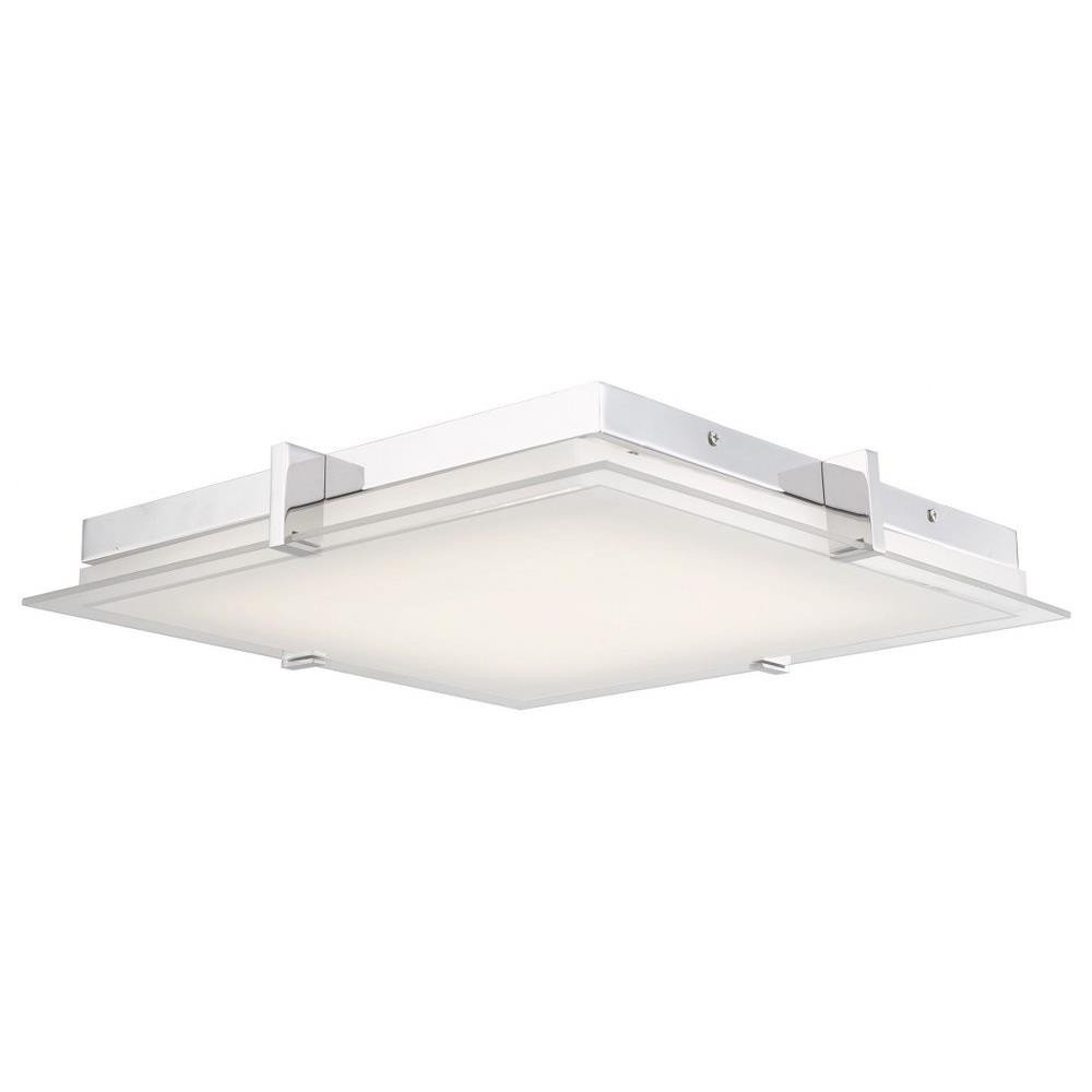 Flush Mount Bedroom Ceiling Light Fresh Matrix 15 35&quot; 30w 1 Led Flat Square Low Profile Flush Mount