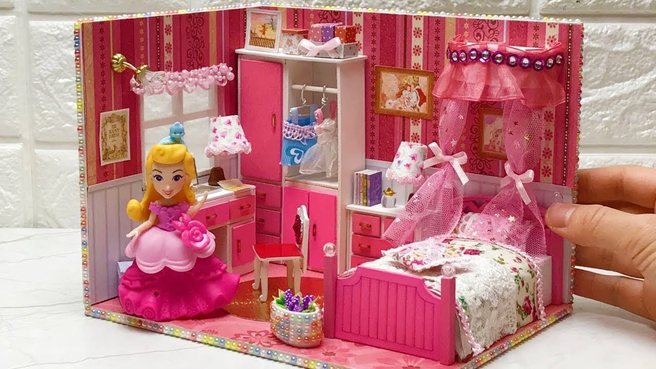 Frozen themed Bedroom Ideas Best Of Diy Pink Dollhouse Bedroom