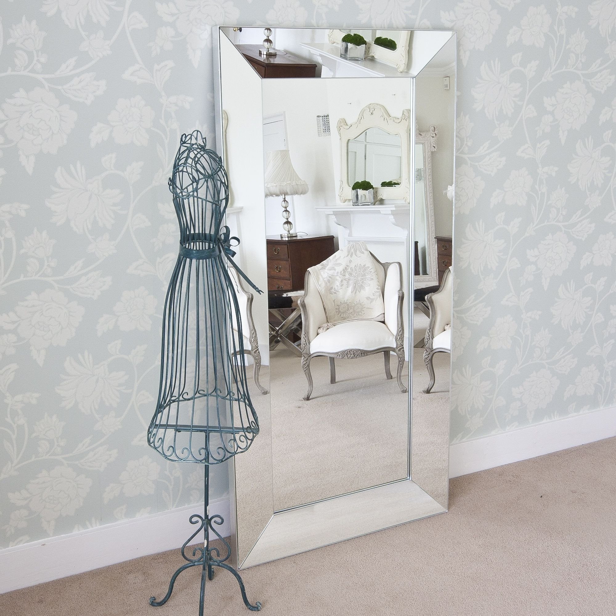 Full Length Bedroom Mirror Best Of Tuscany All Glass Full Length Mirror