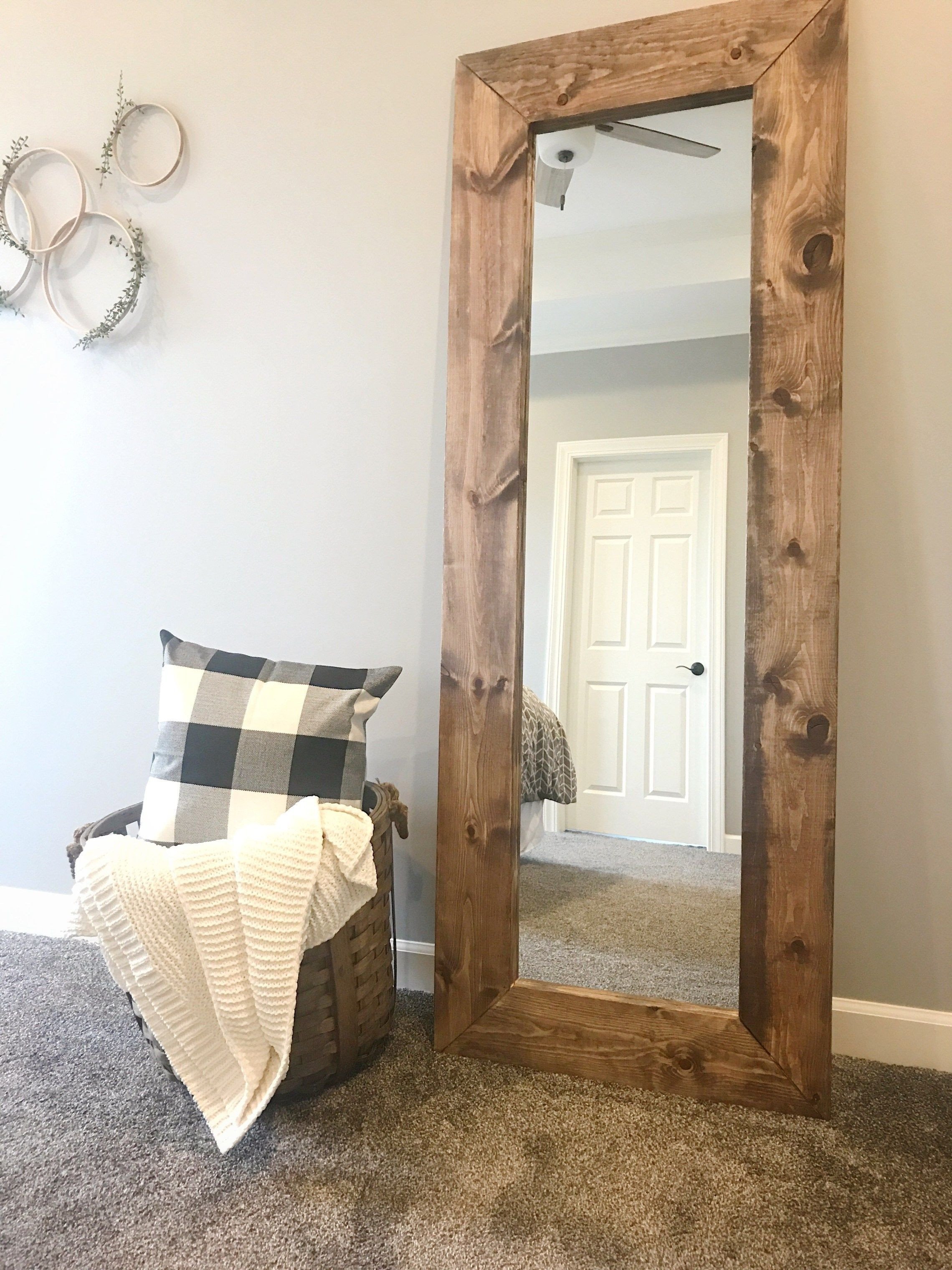 Full Length Bedroom Mirror Lovely How to Build A Diy Wood Mirror Frame