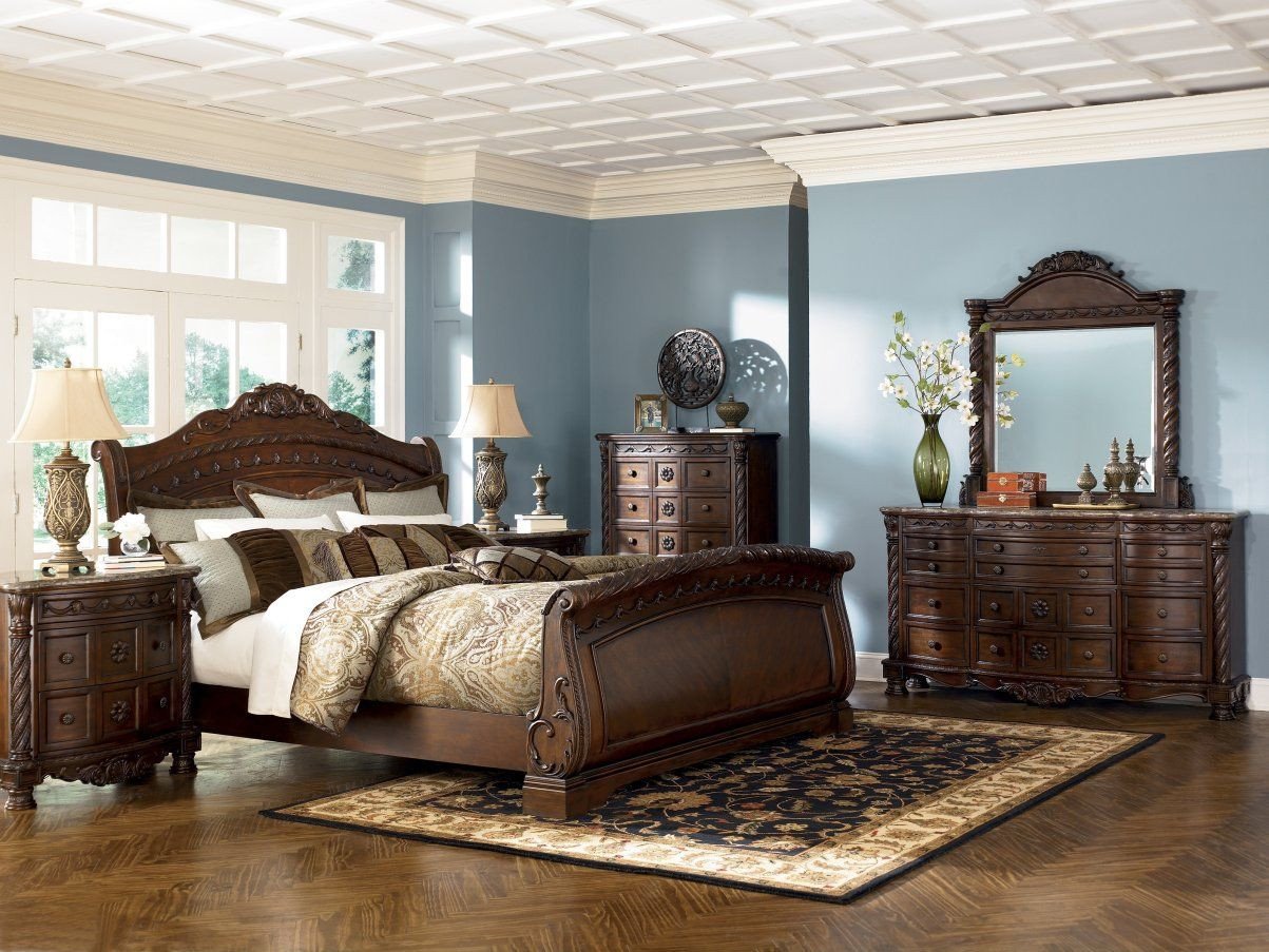 Full Size Bedroom Furniture Set Sale Unique north Shore Sleigh 4pc Bedroom Set