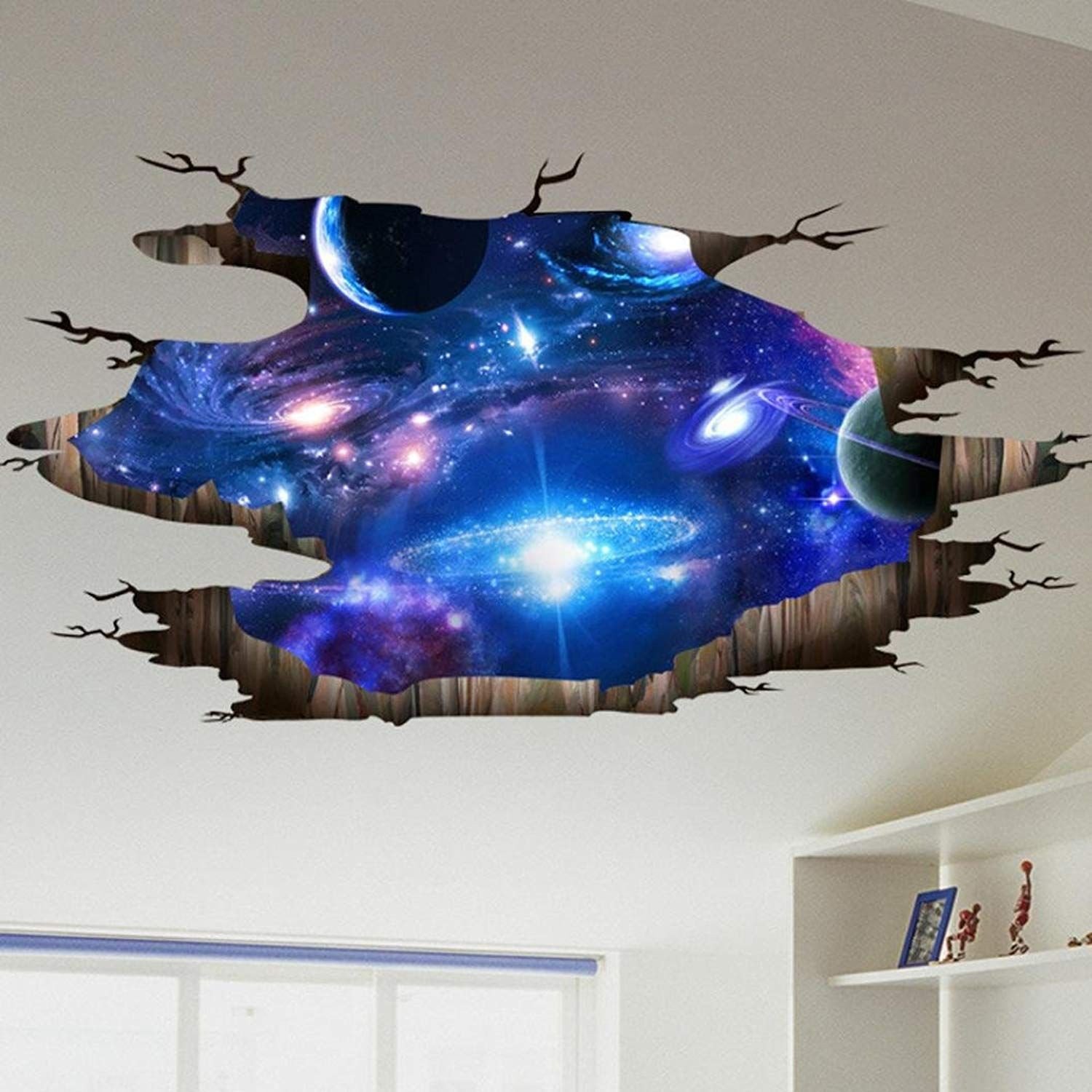 Galaxy Wallpaper for Bedroom Beautiful Amazonsmile Lowprofile 3d Bridge Floor Wall Sticker