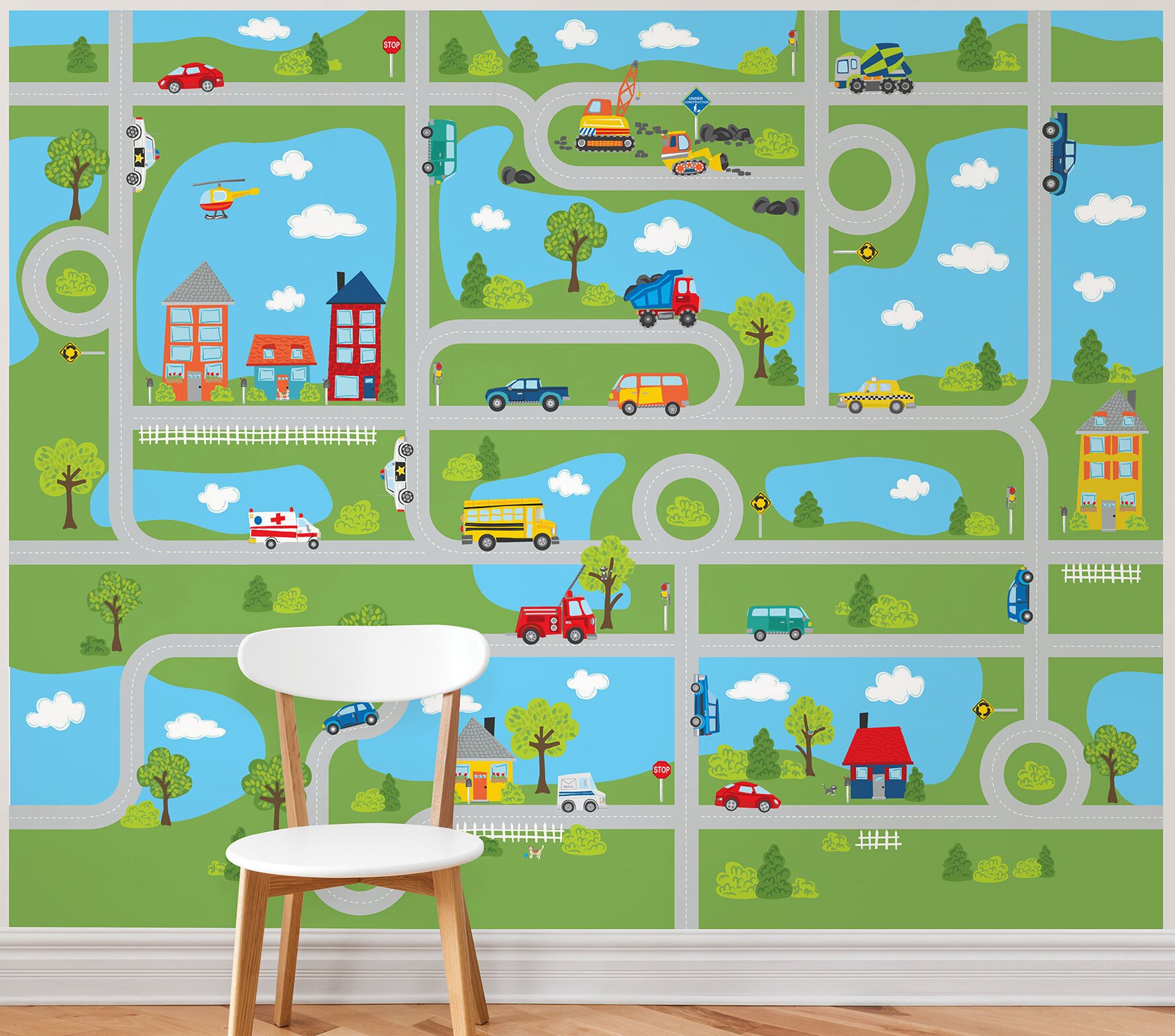 Galaxy Wallpaper for Bedroom Best Of Tyngsborough Road Map Peel and Stick 9 83 L X 94&quot; W Wall Mural