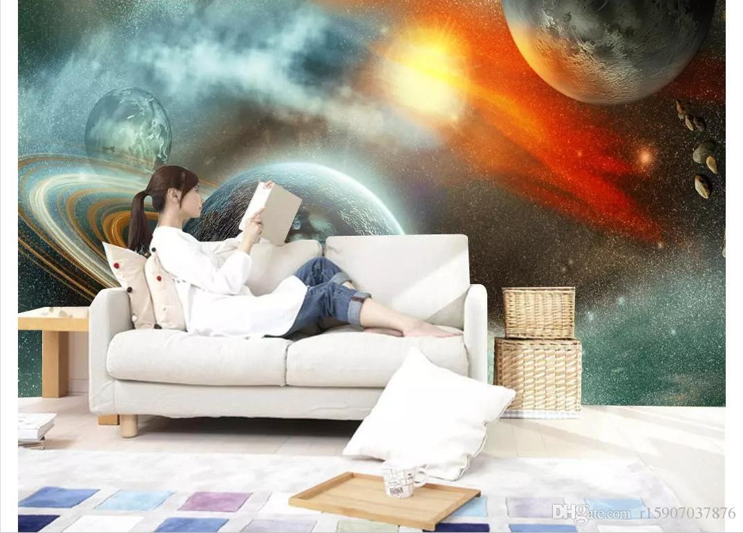 Galaxy Wallpaper for Bedroom Unique Papel De Parede Custom 3d Mural Wall Paper Naked Eye 3d Universe Starry Galaxy Bedroom Tv Background Wallpaper for Walls 3d Wallpaper Hd A