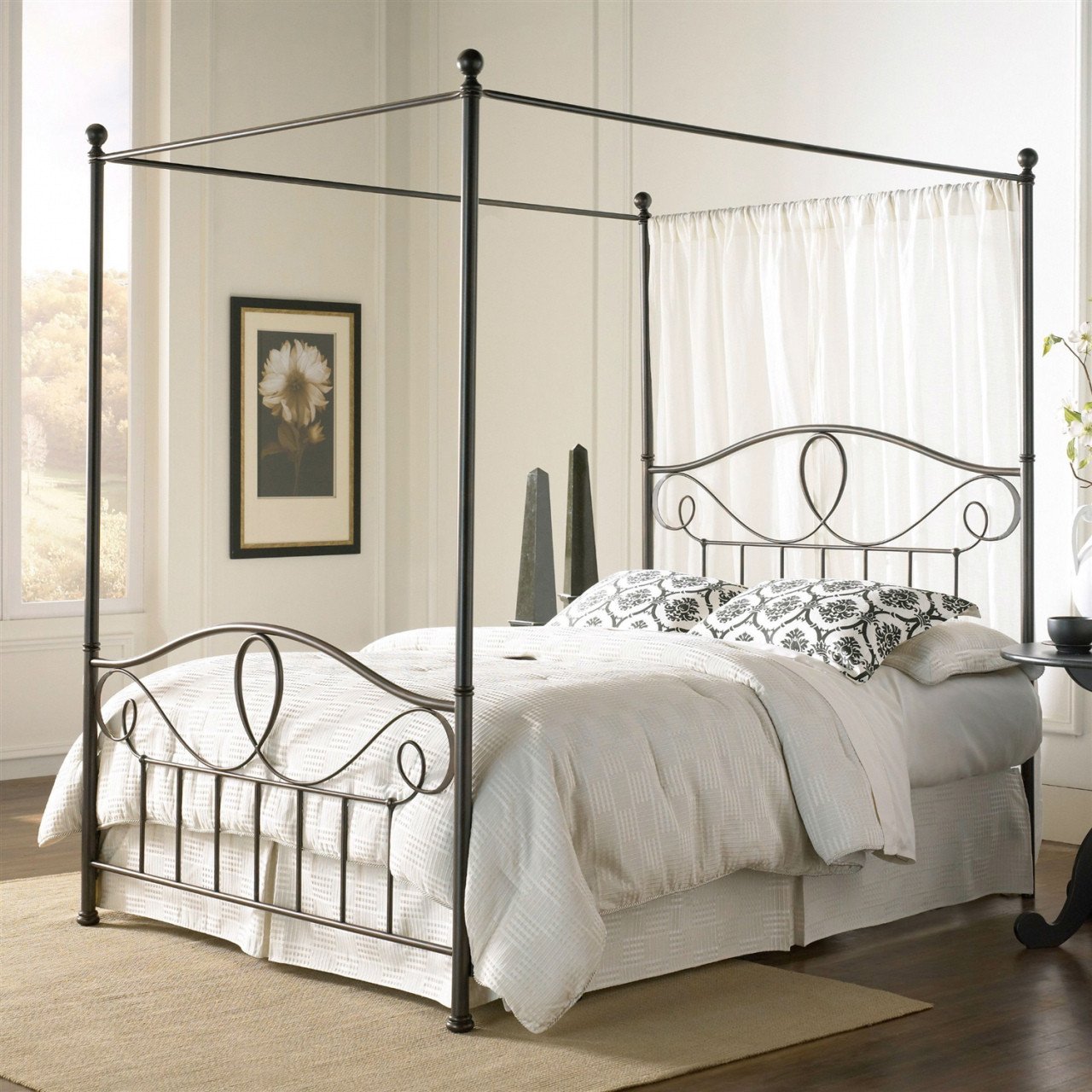 Girl Canopy Bedroom Set Beautiful Iron Canopy Bed Frame — Procura Home Blog