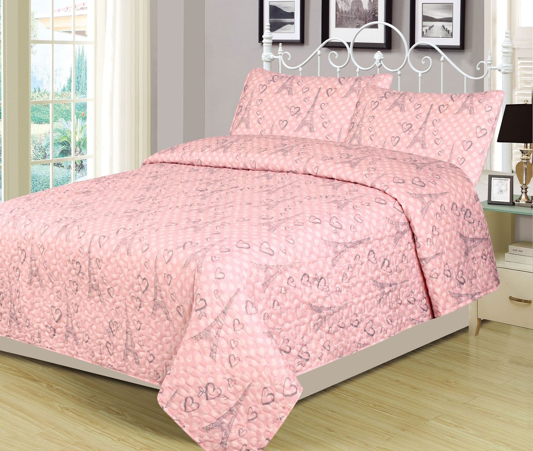 Girls Full Size Bedroom Set Elegant Beatrice Home Fashions Paris Polka Twin 2 Piece Bed Set