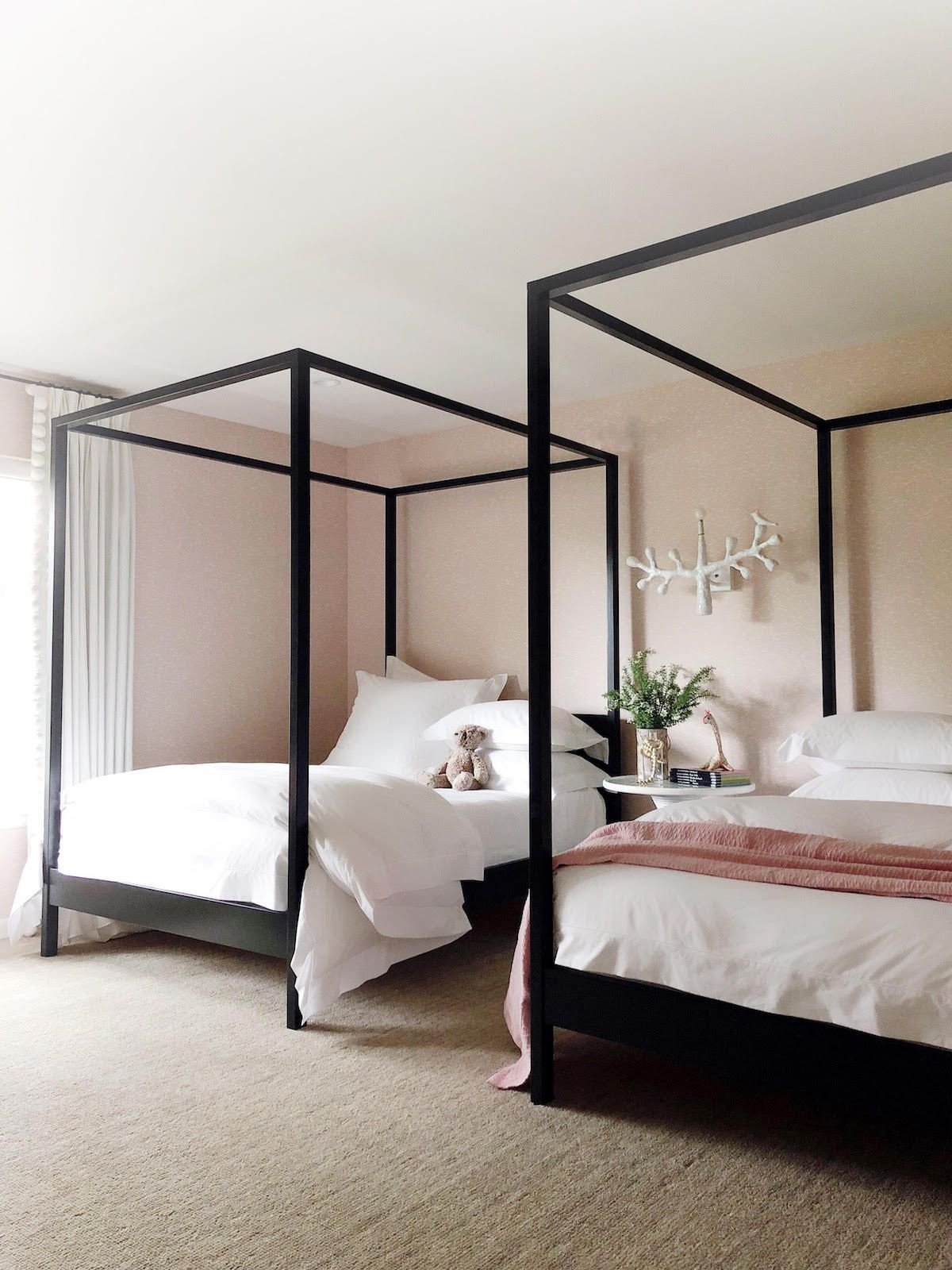 Girls Queen Bedroom Set Elegant Cabana Canopy Bed No Footboard In 2020
