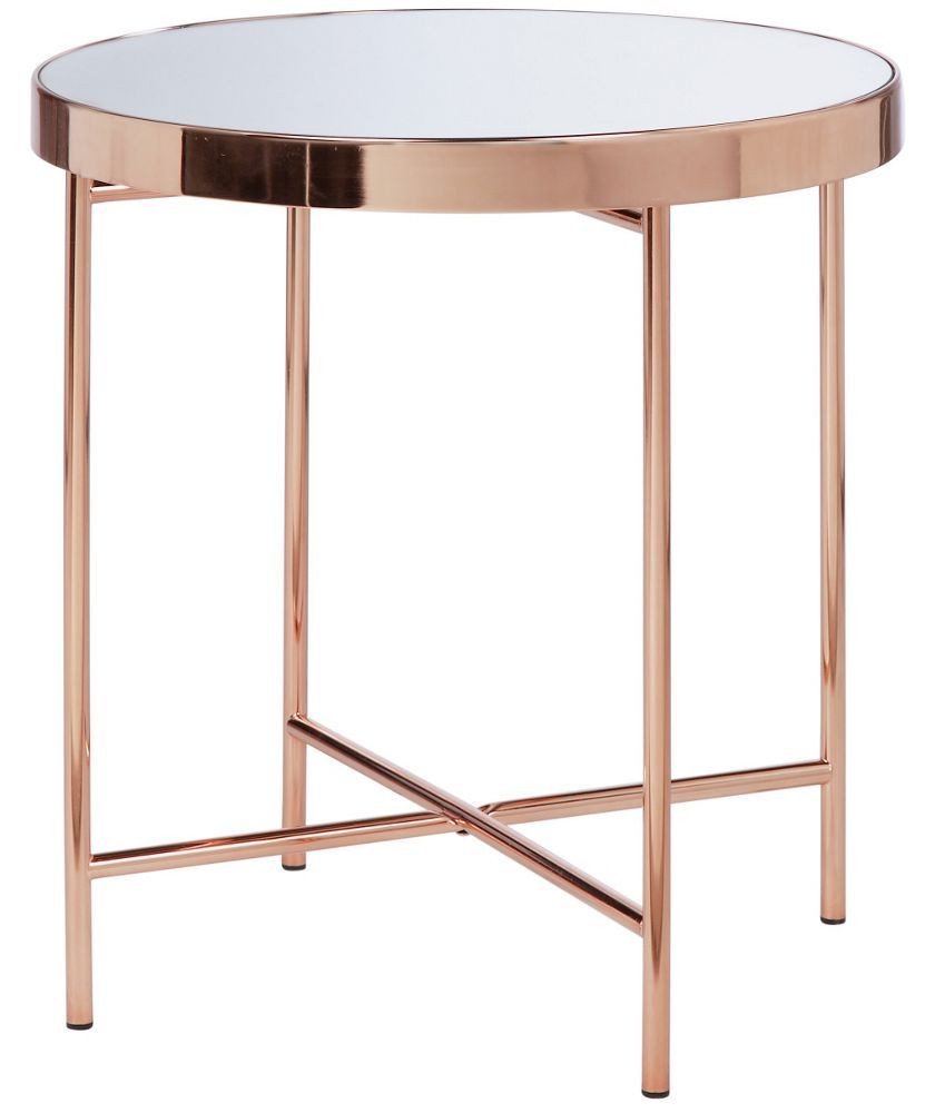 Glass Side Tables for Bedroom Elegant Buy Collection Round Glass top Side Table Copper Plated at