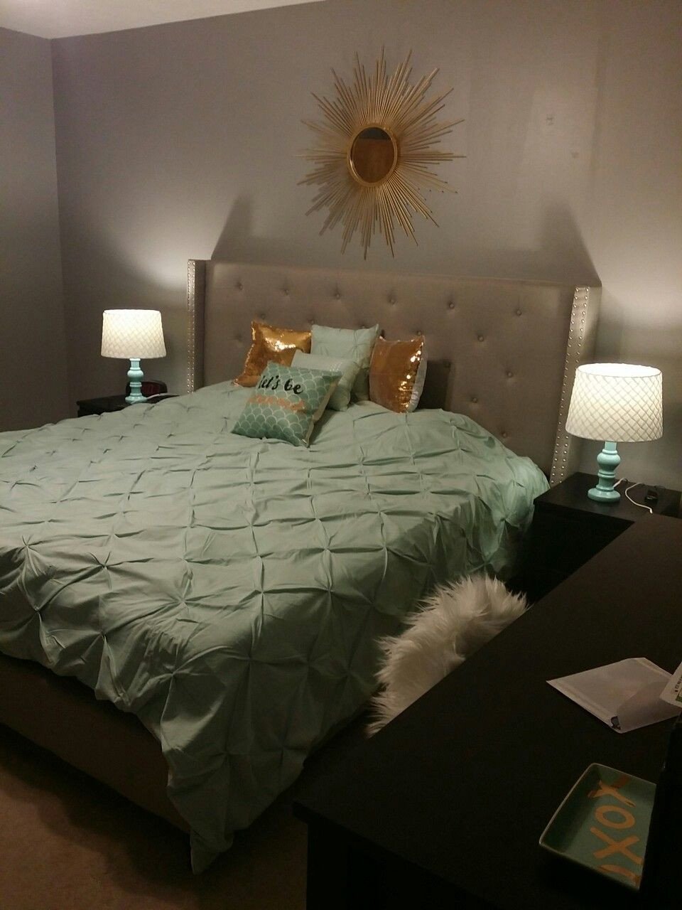 Gold Black and White Bedroom Best Of Mint Gold and Grey Bedroom Blended Neutral Black and